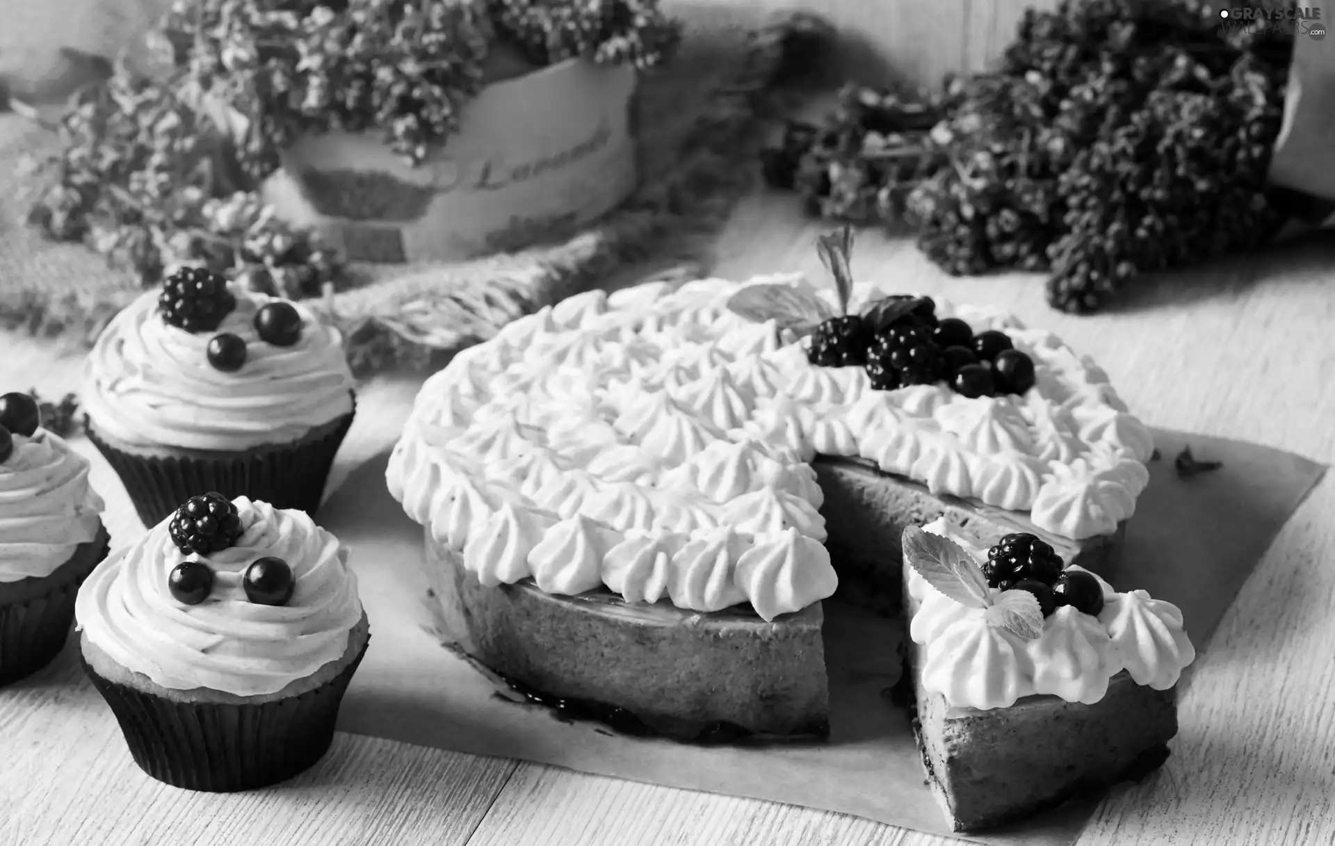 dessert, Muffins, cake