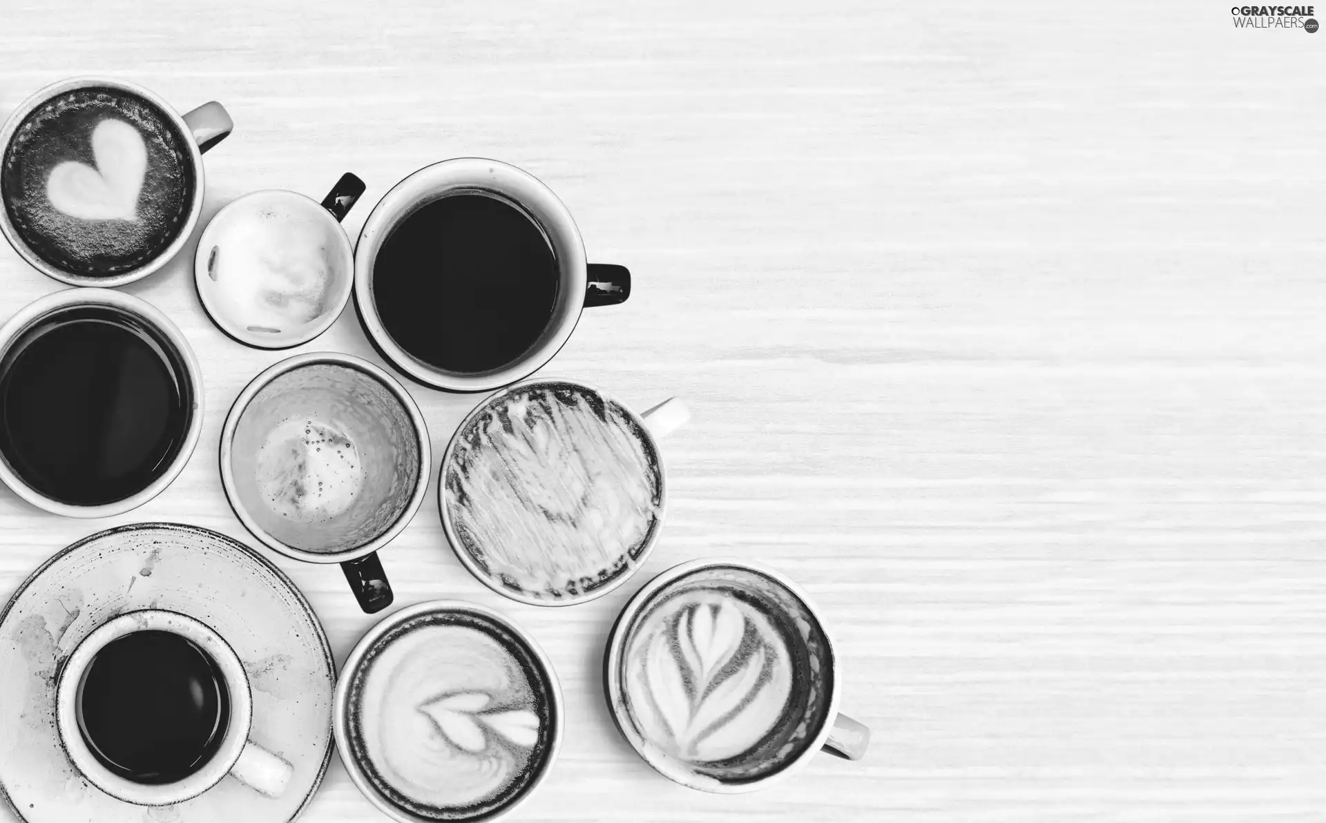 coffee, Types, cups, different