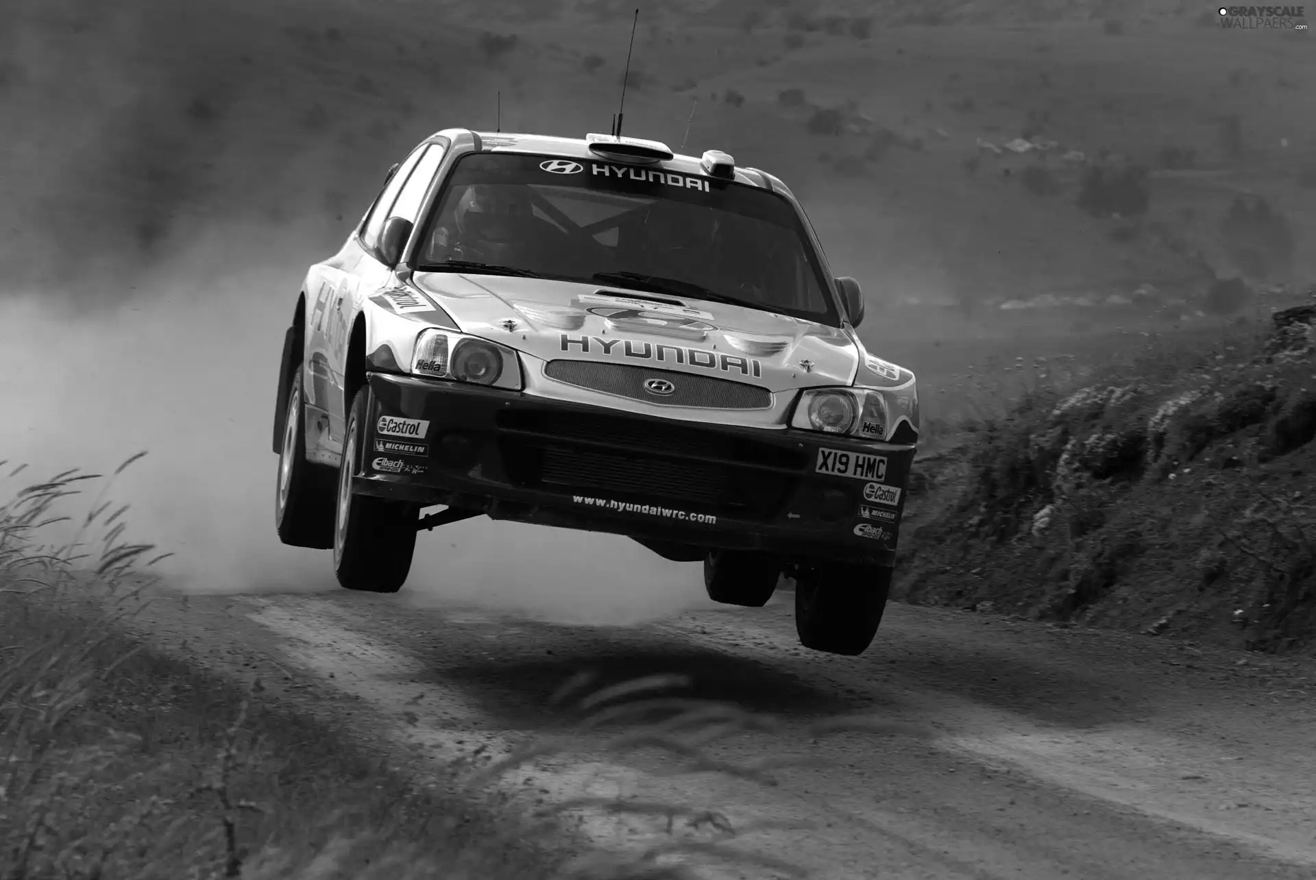 Automobile, Way, dust, Hyundai