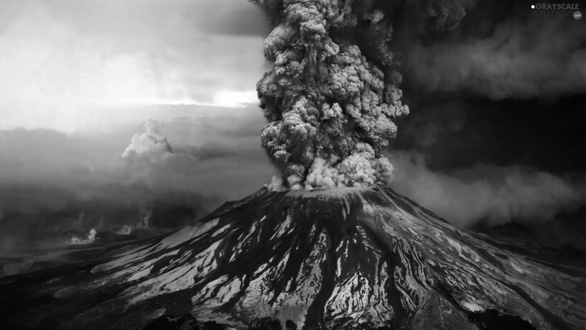 dust, volcano, Cloud