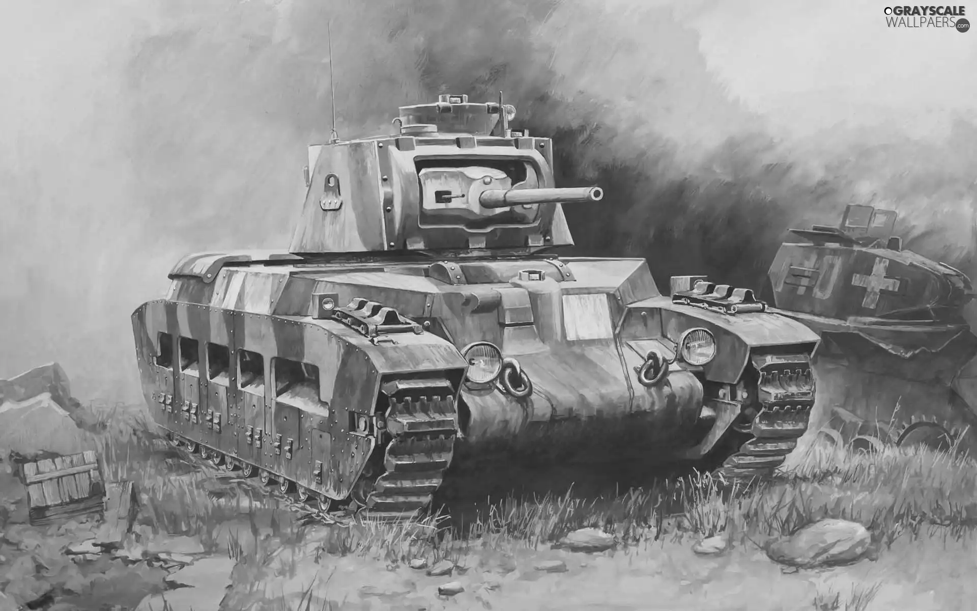 tank, dust
