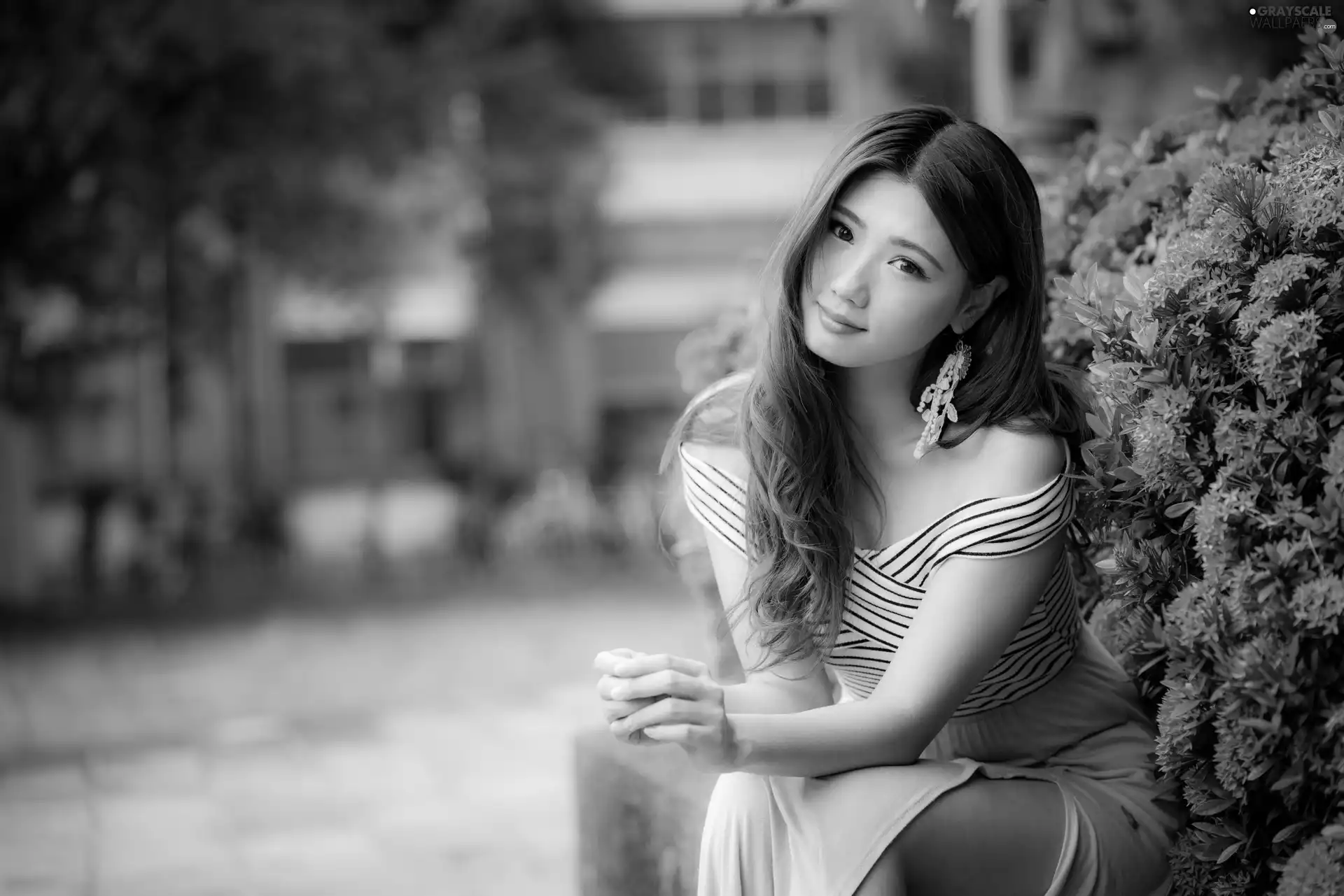 girl, light brown, ear-ring, Asian