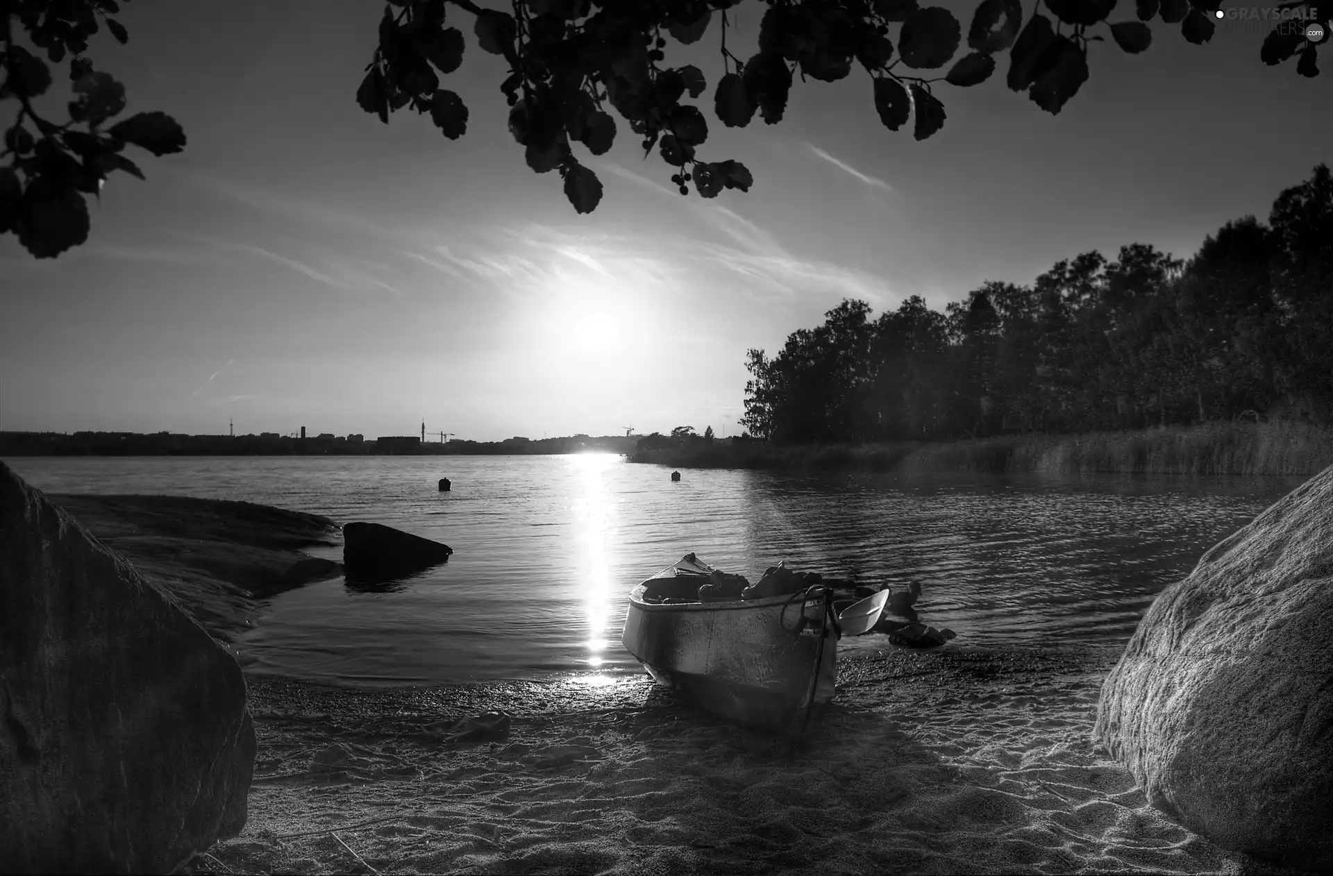 east, sun, Lodz, forest, River