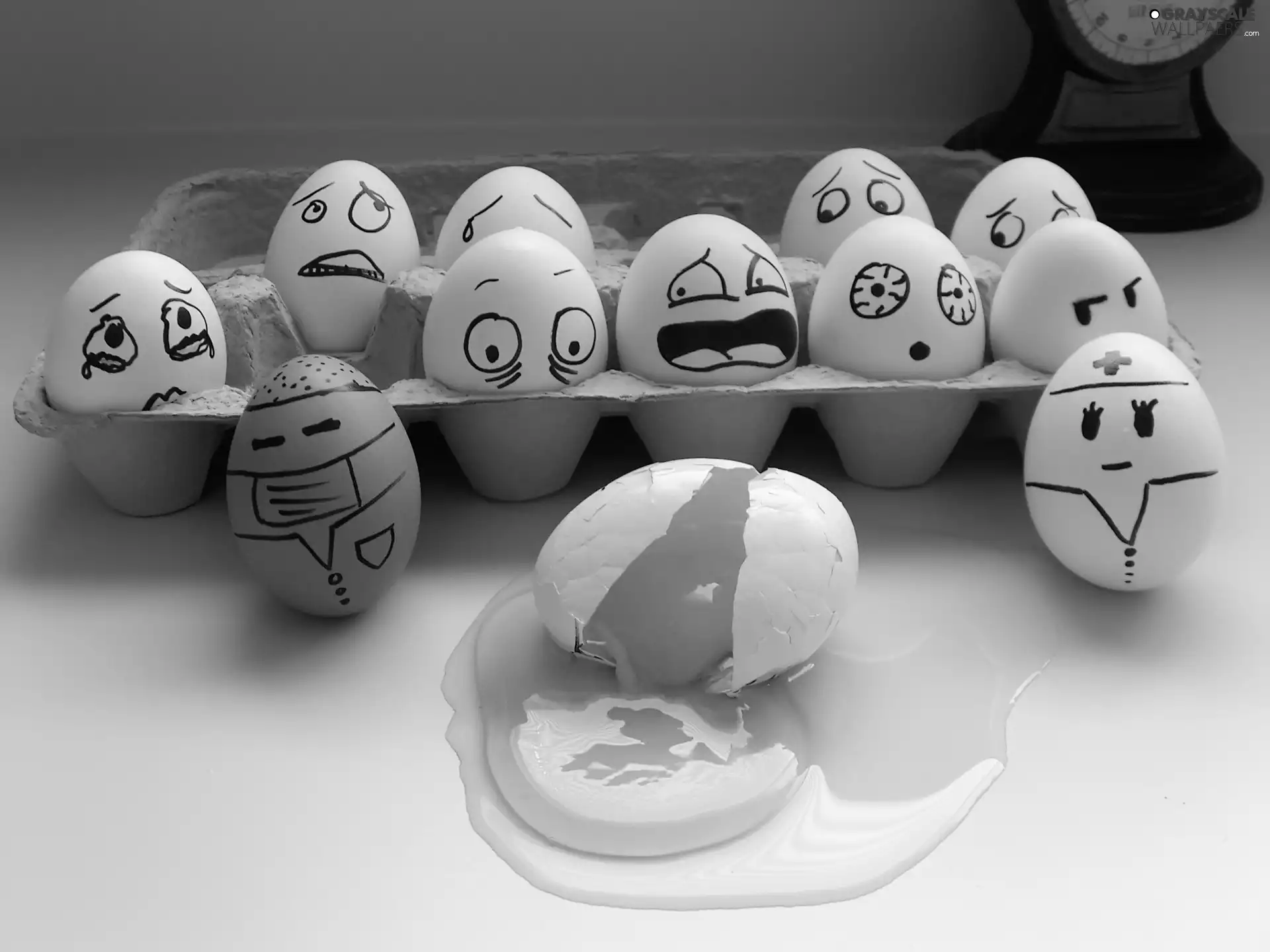 Eggs Box, eggs