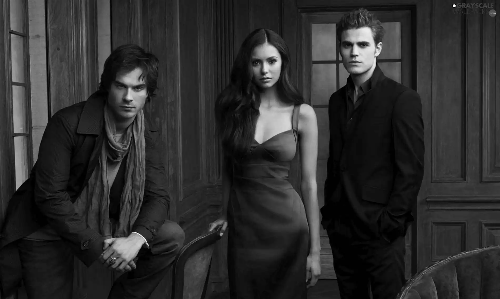 The Vampire Diaries, Damon, Elena, Stefan