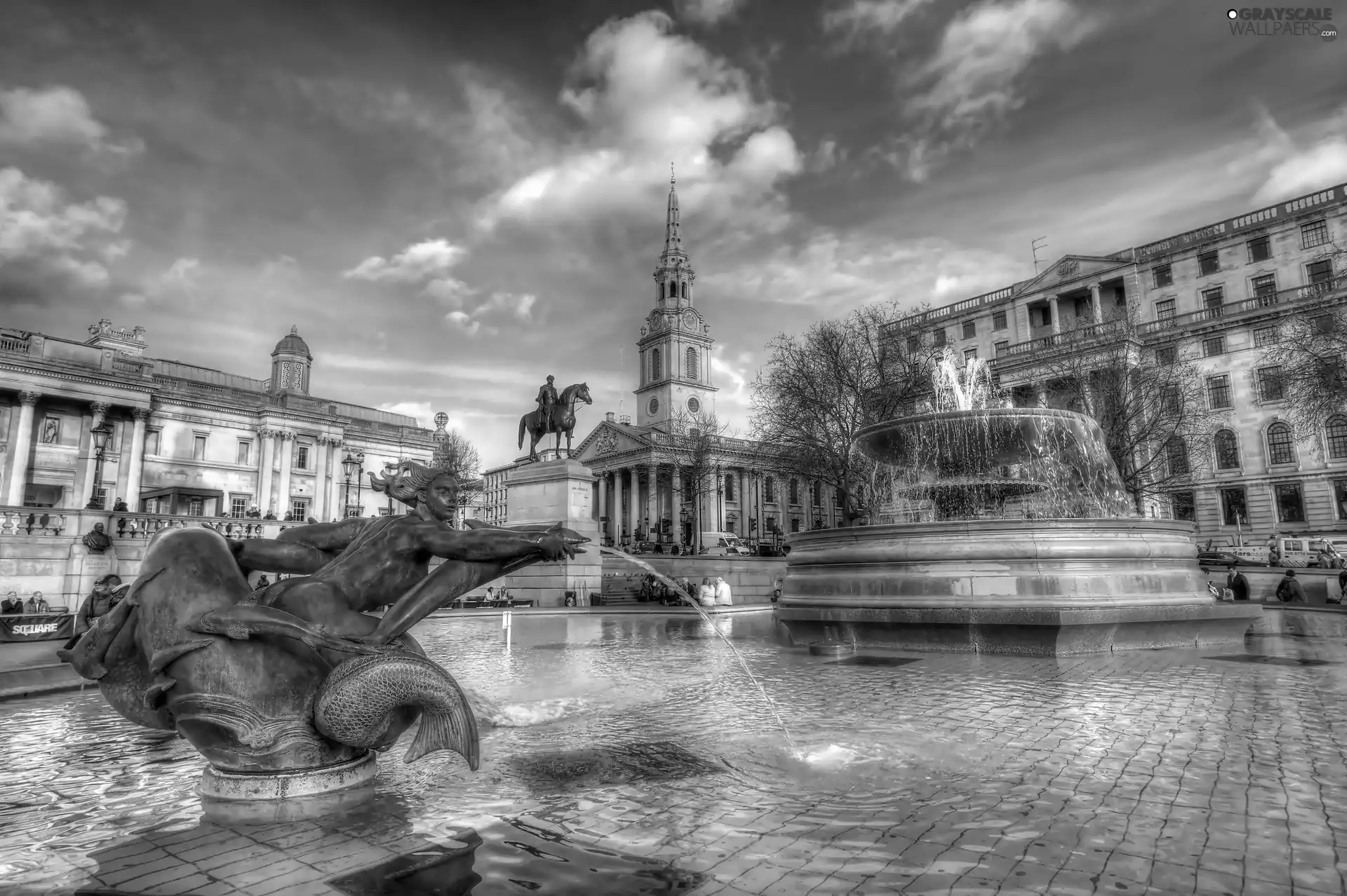 England, Fountains, London