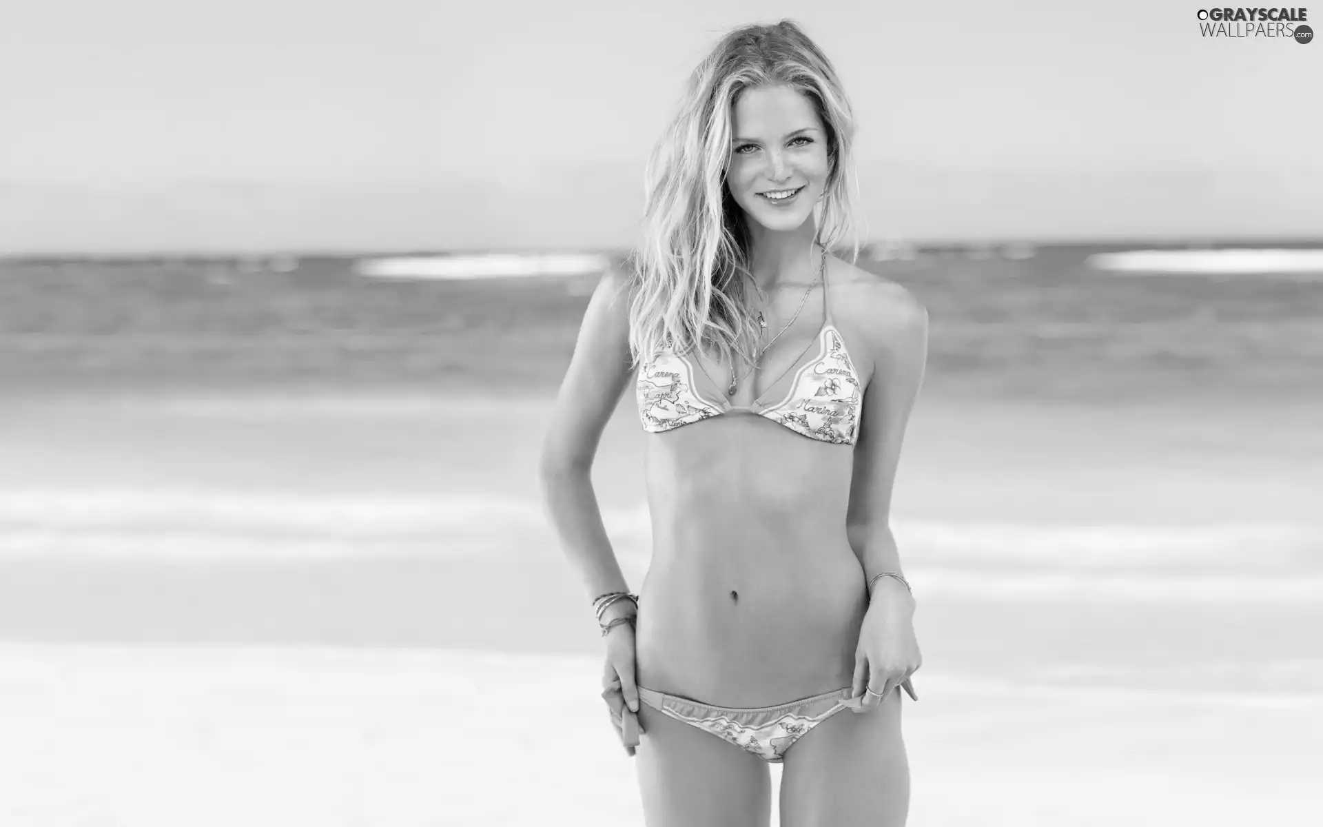 pretty, Erin Heatherton, sea, model