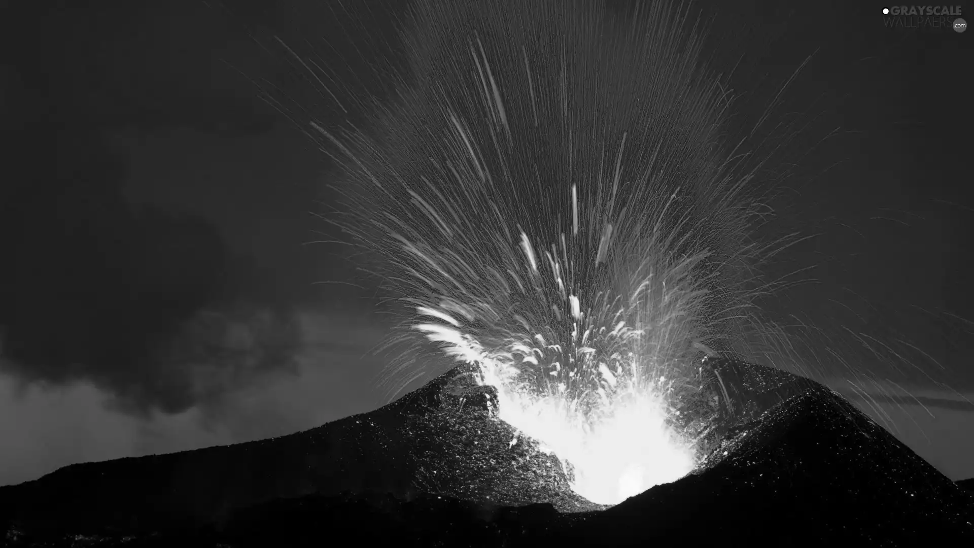 volcano, explosion