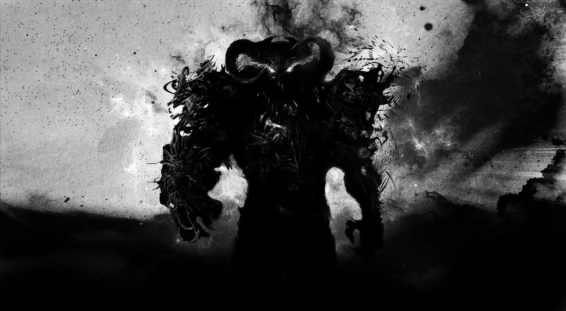 Eyes, demon, burning
