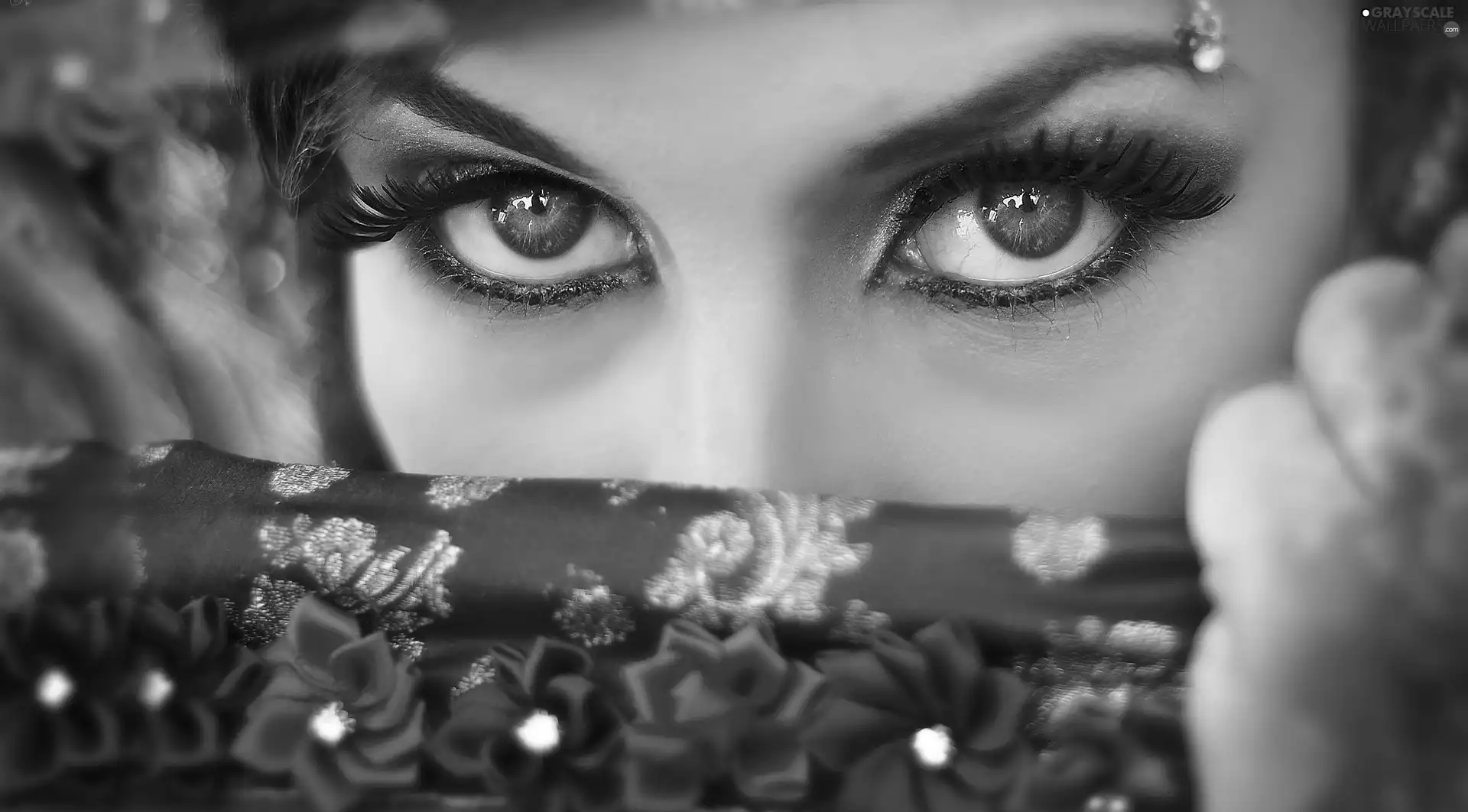 make-up, Women, Eyes