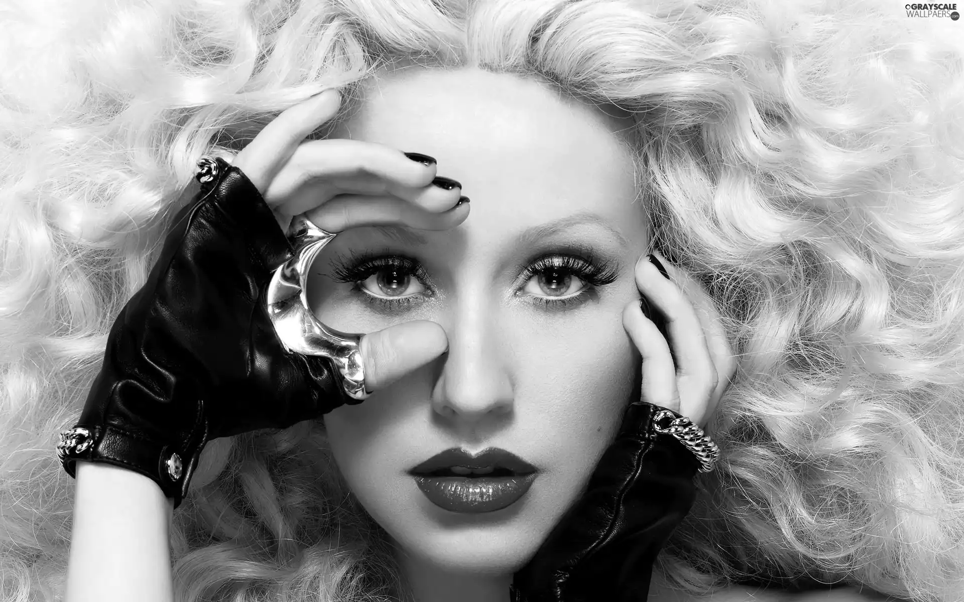 hand, Christina Aguilera, face