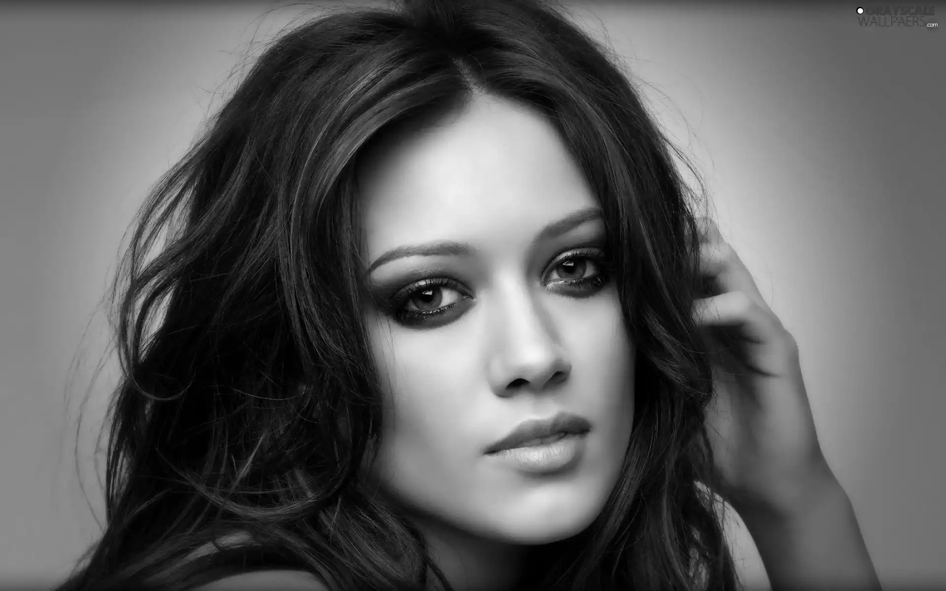 make-up, Hilary Duff, face