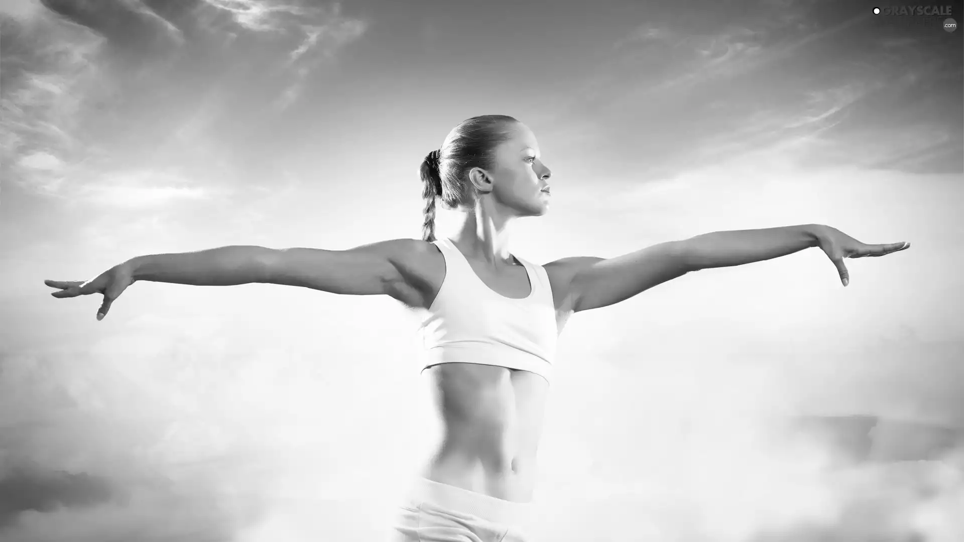 Fitness, Athletic, girl