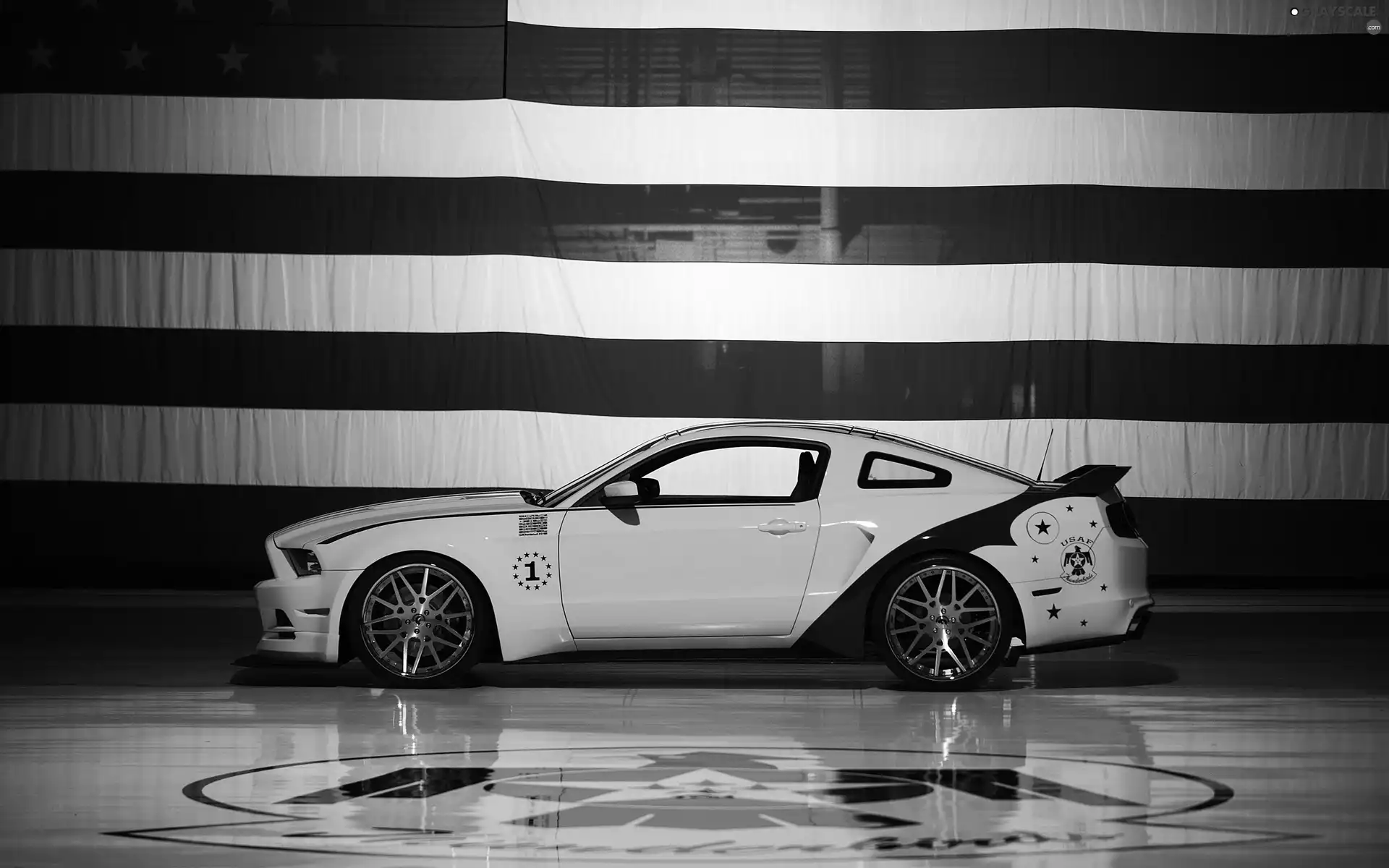 flag, Ford, Mustang
