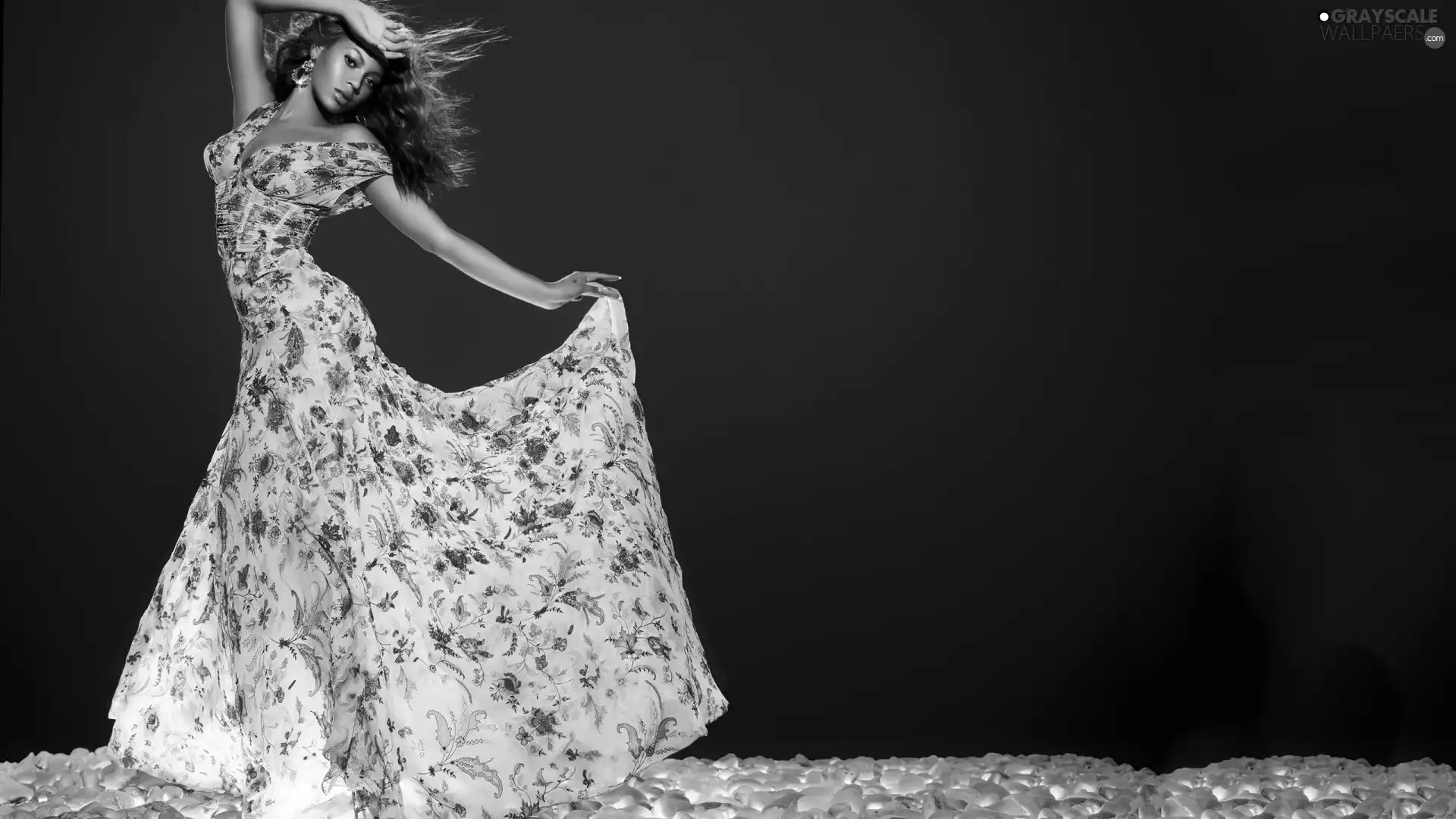 dress, Beyonce Knowles, Floral