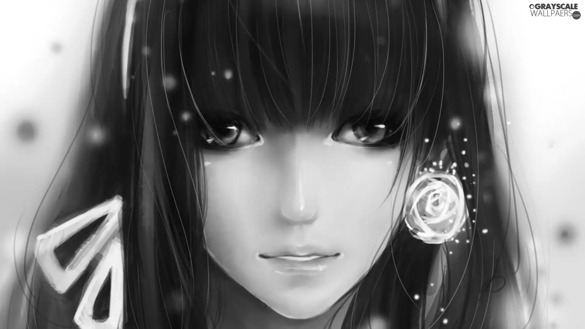 The look, girl, Flower