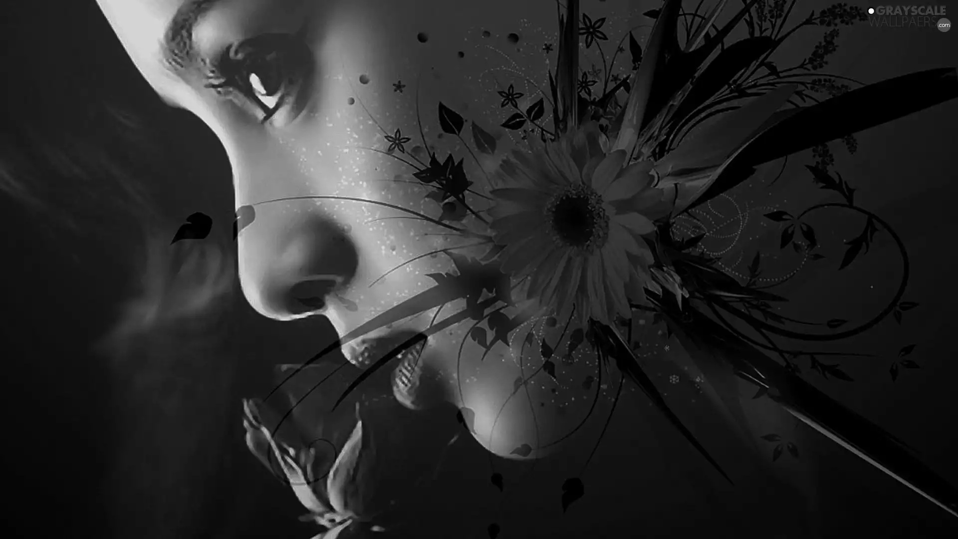 Flowers, Women, hand