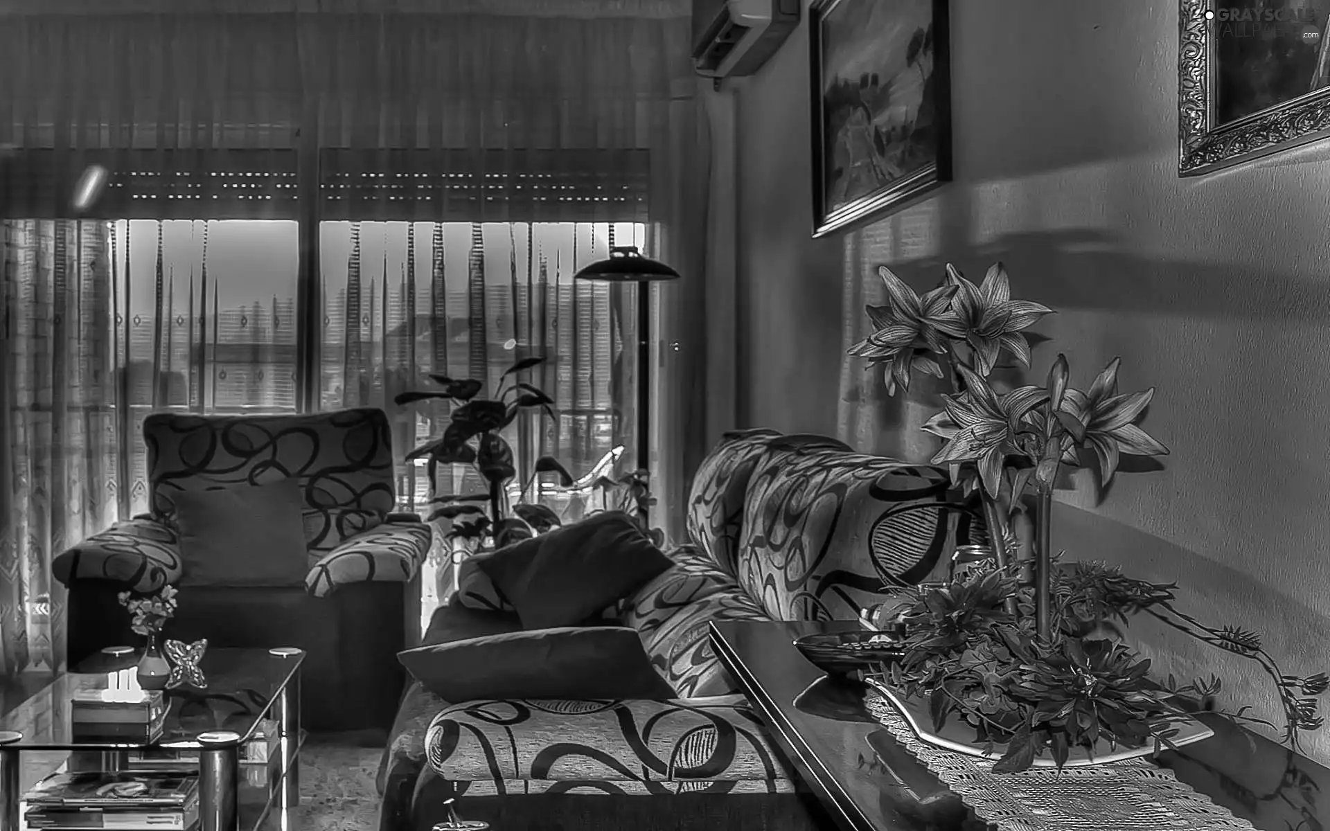 Flowers, house, interior