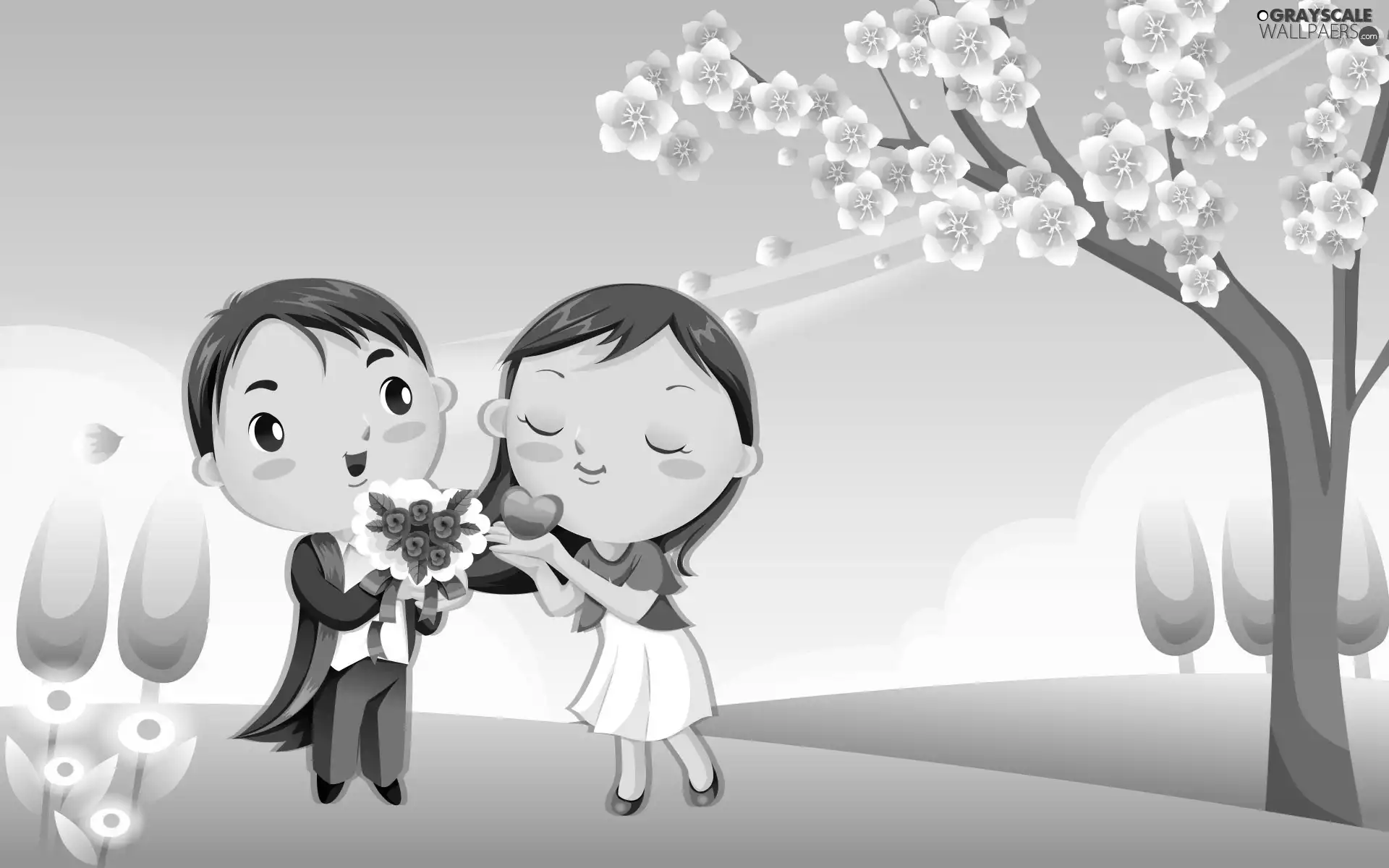 Steam, Flowers, 2D, lovers