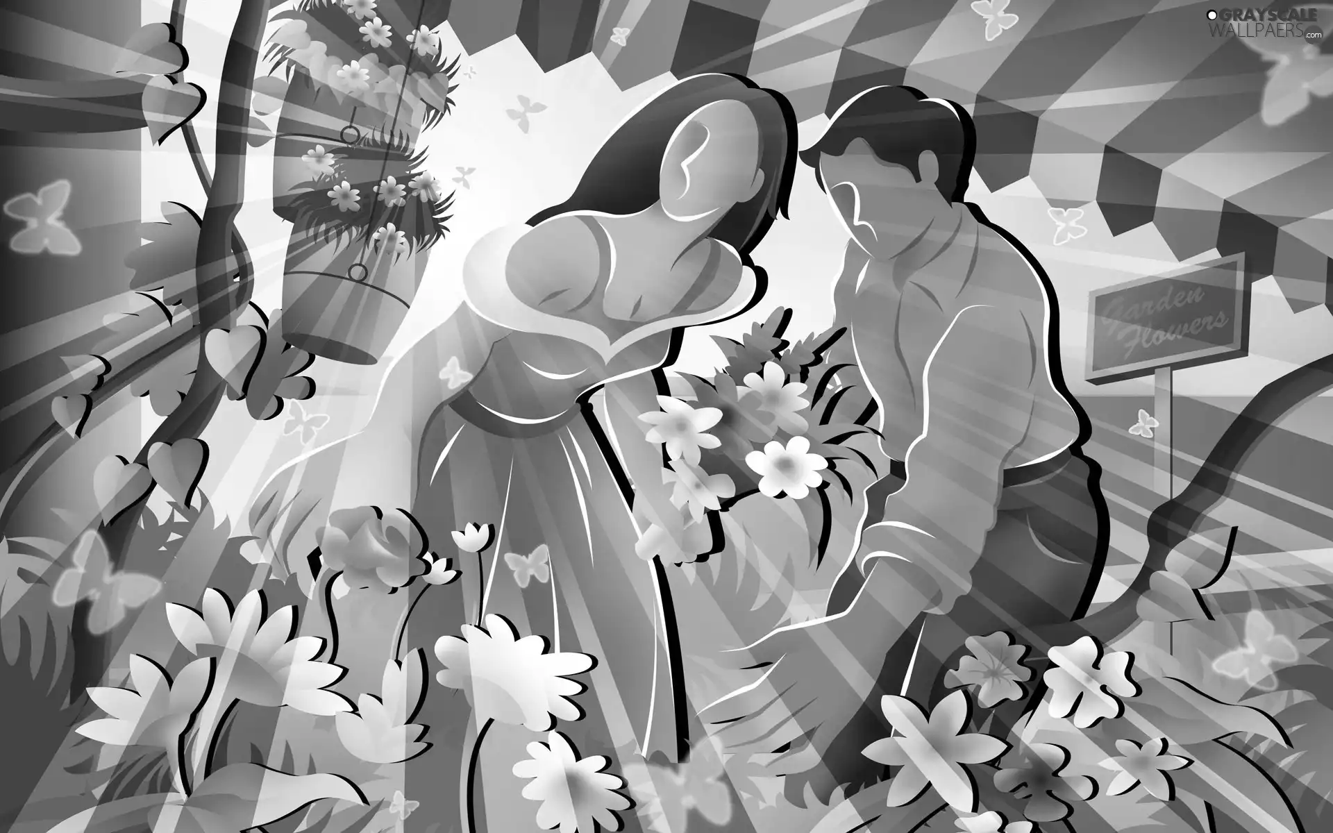lovers, Flowers