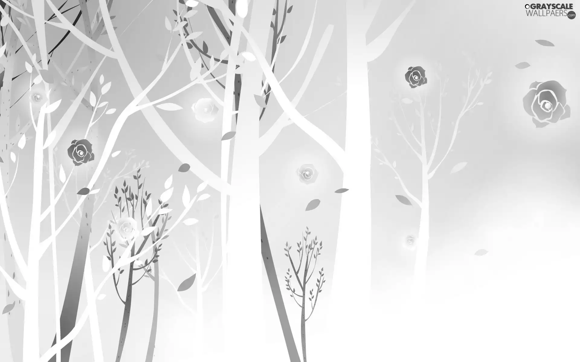 Flowers, trees, viewes