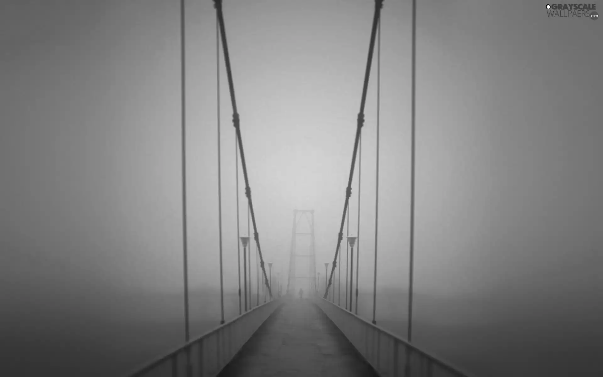 bridge, Fog
