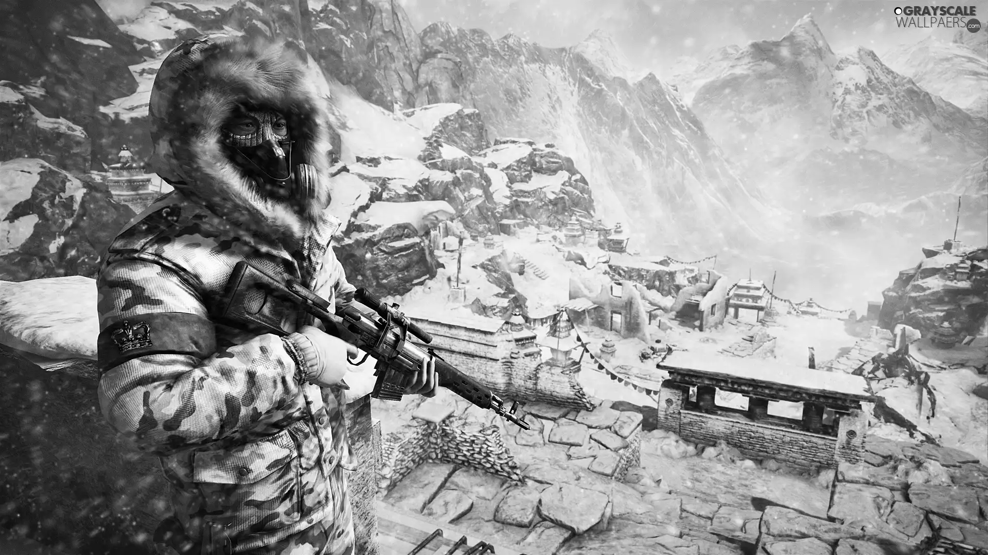 Far Cry 4, Mountains, form, winter