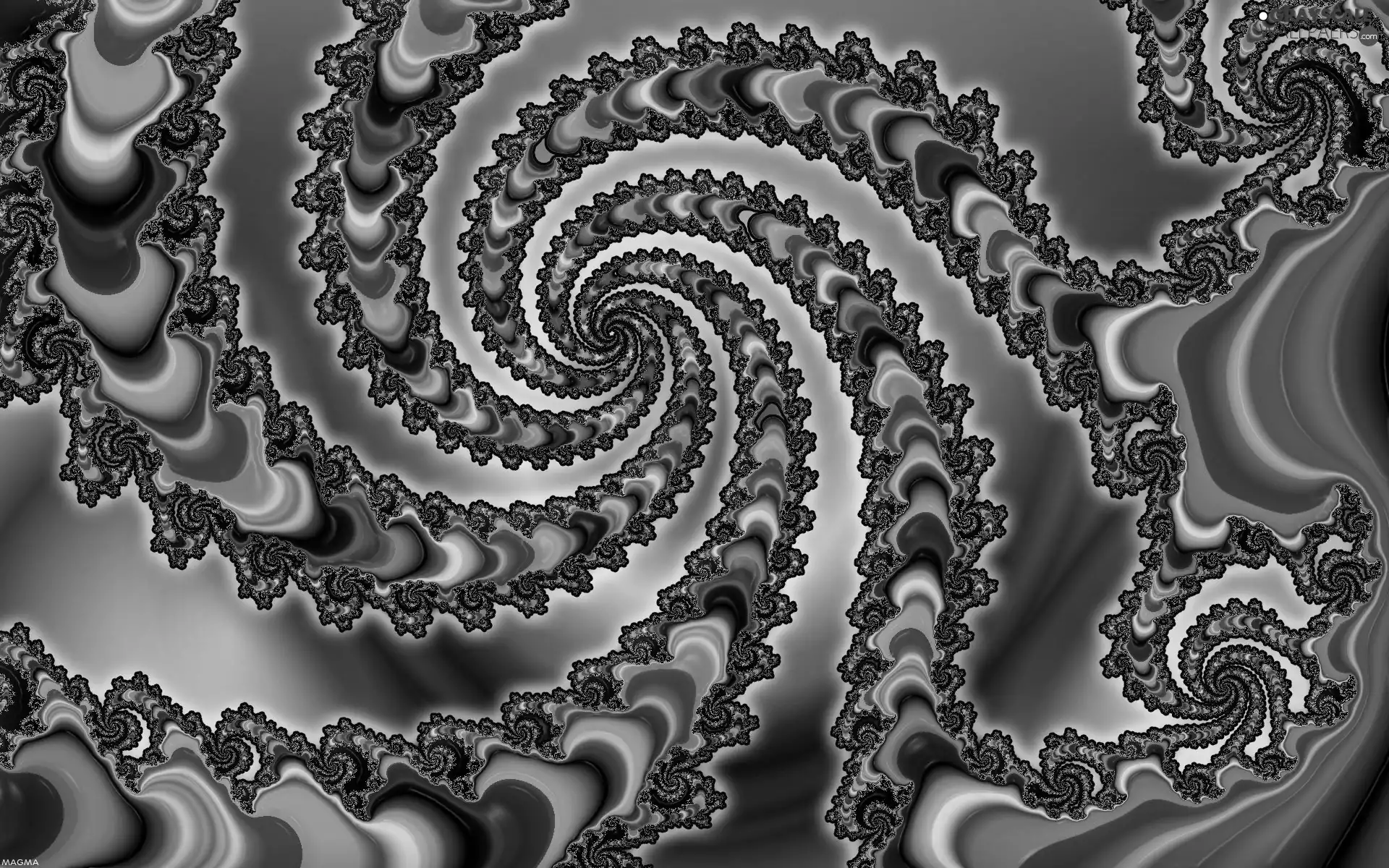 color, abstraction, fractals, spirals