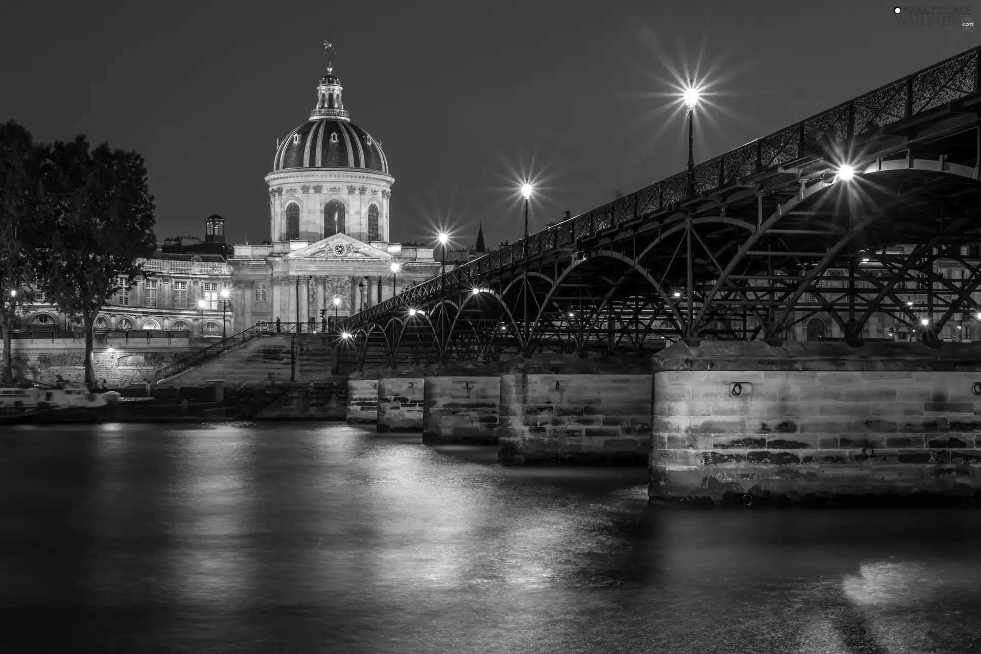 bridge, Paris, France, River