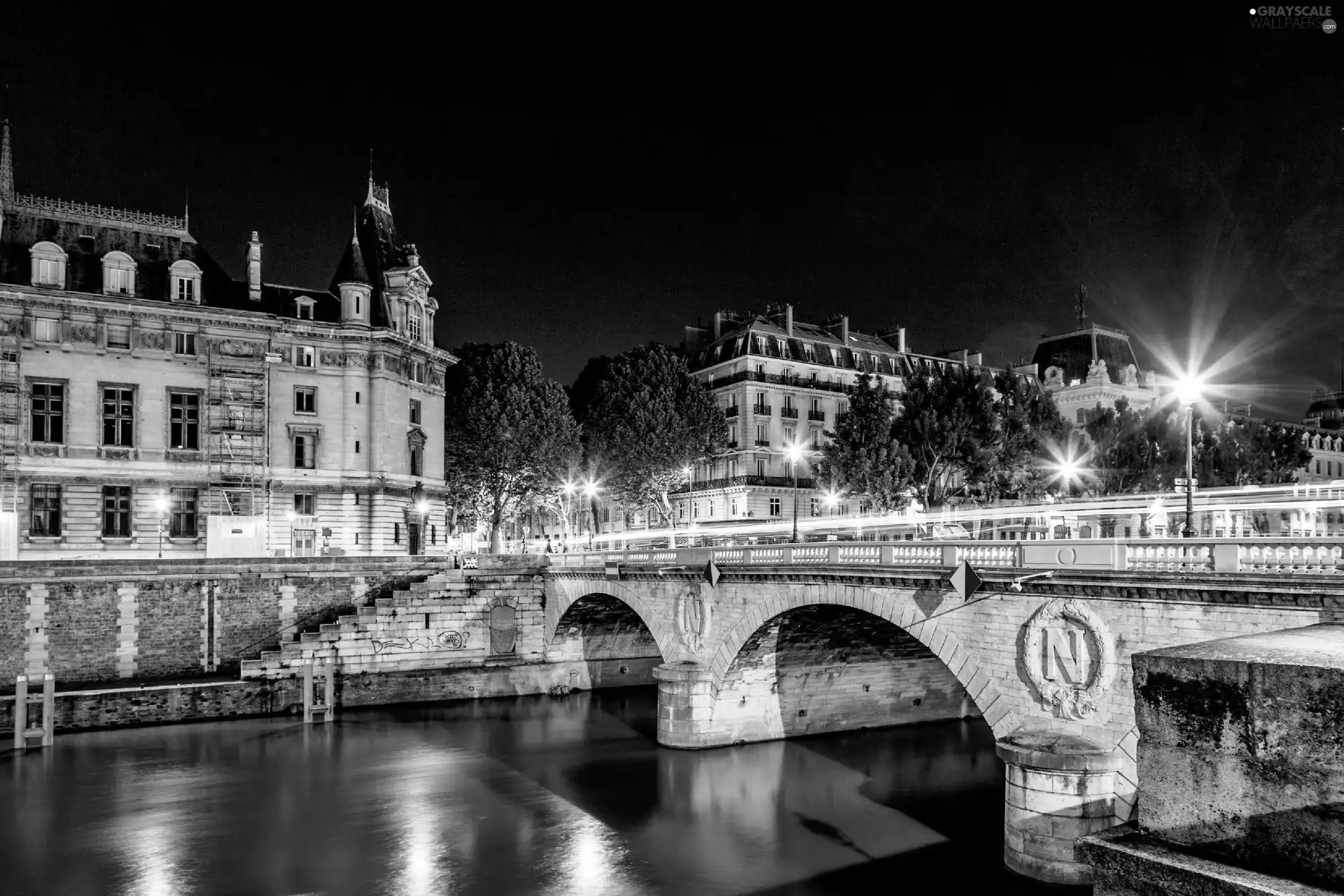 bridge, Paris, France, River