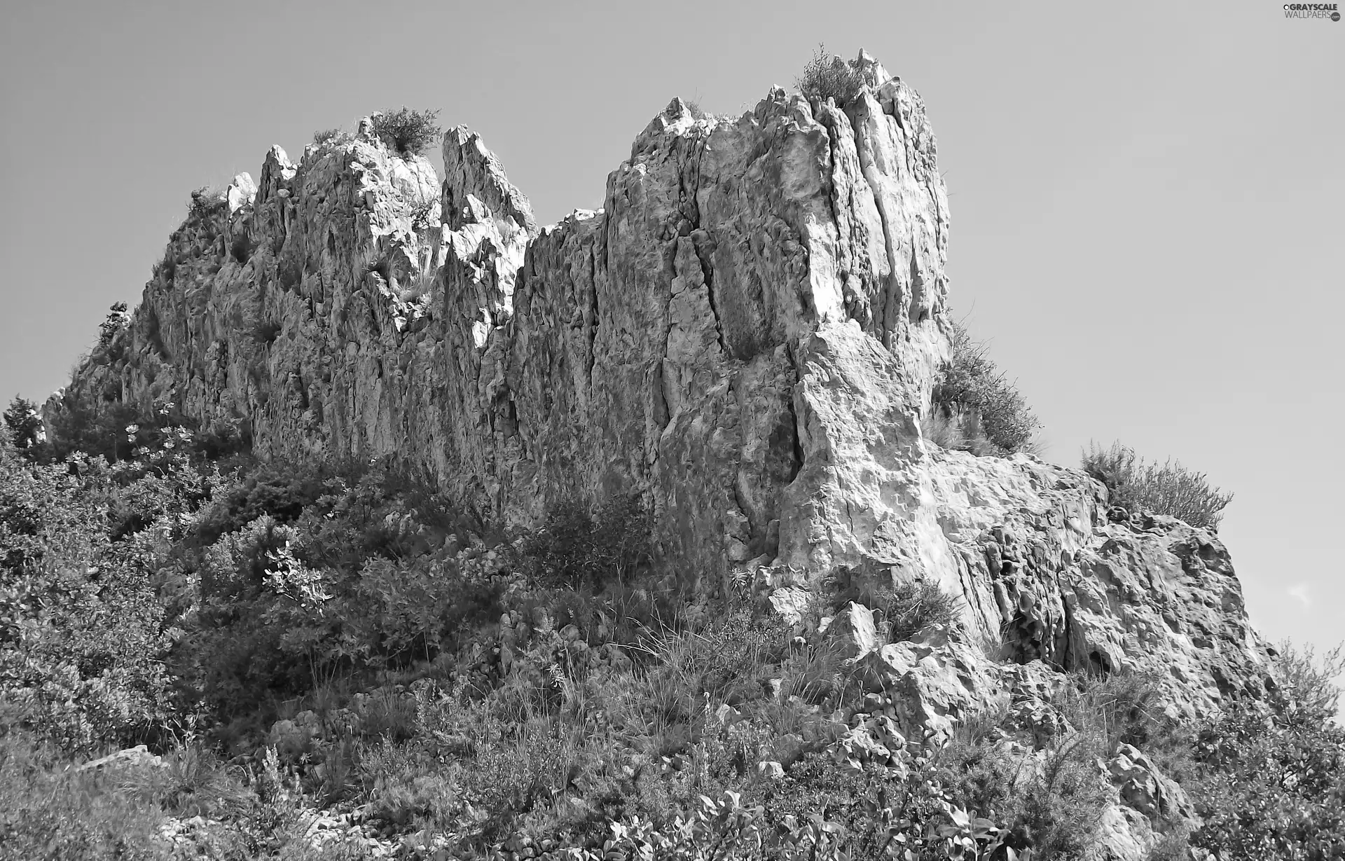 France, rocks, Provence