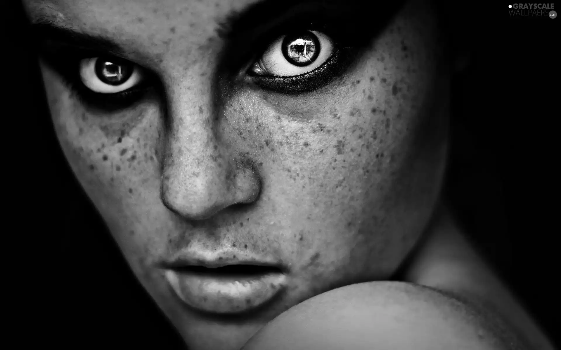 freckles, Women, face