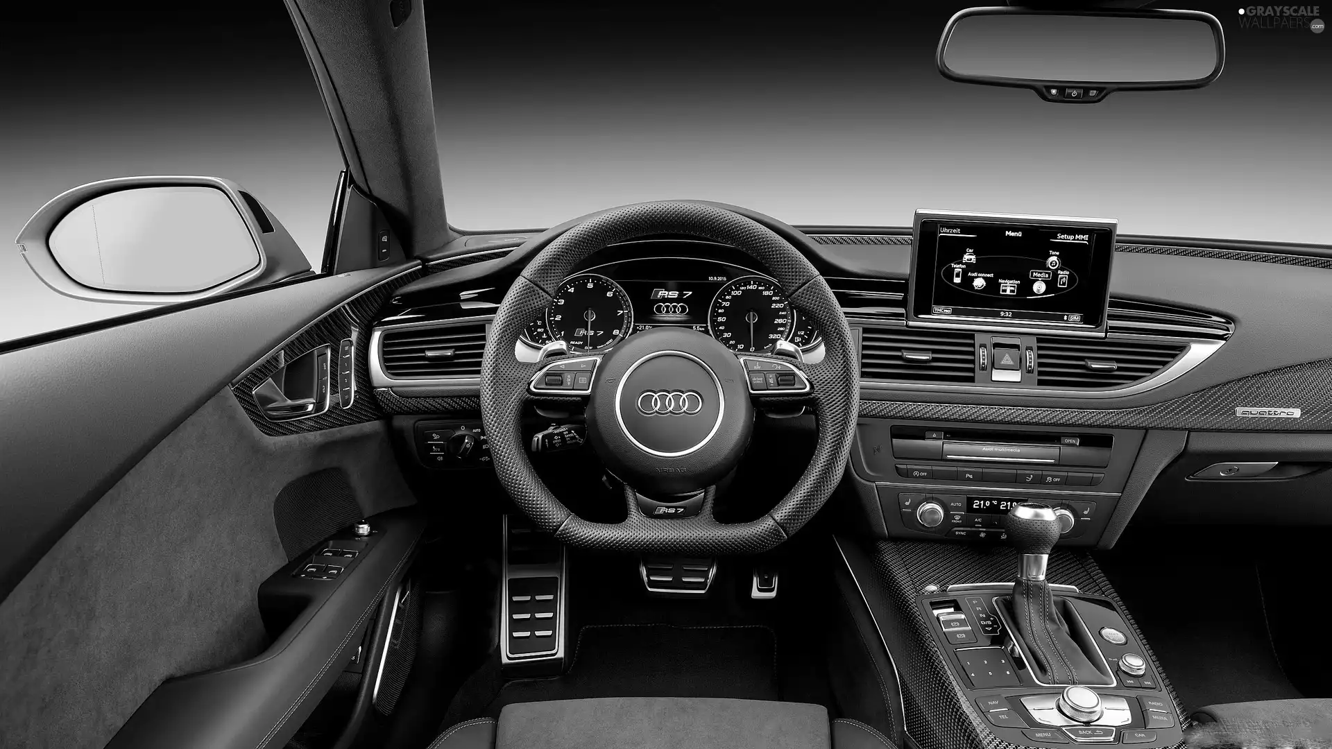 Audi, interior, Front, RS7