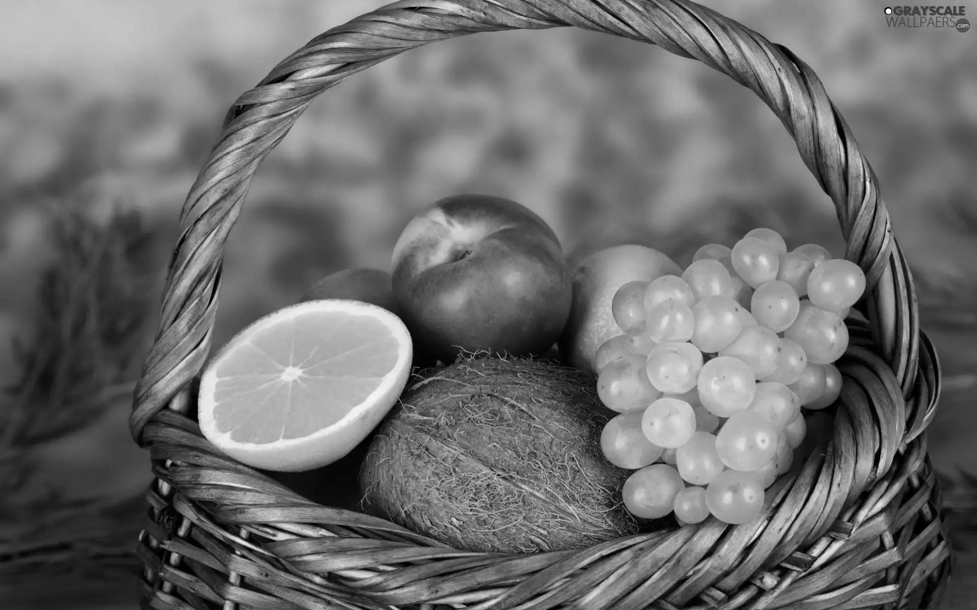 fruits, basket, full