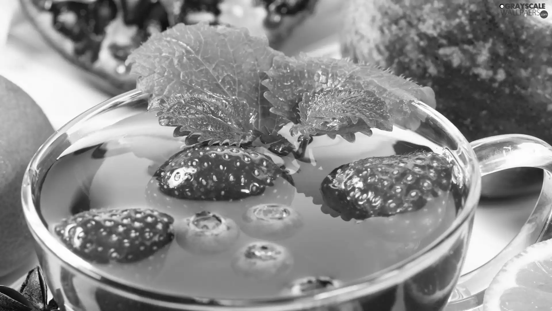 Fruits, dessert, jelly