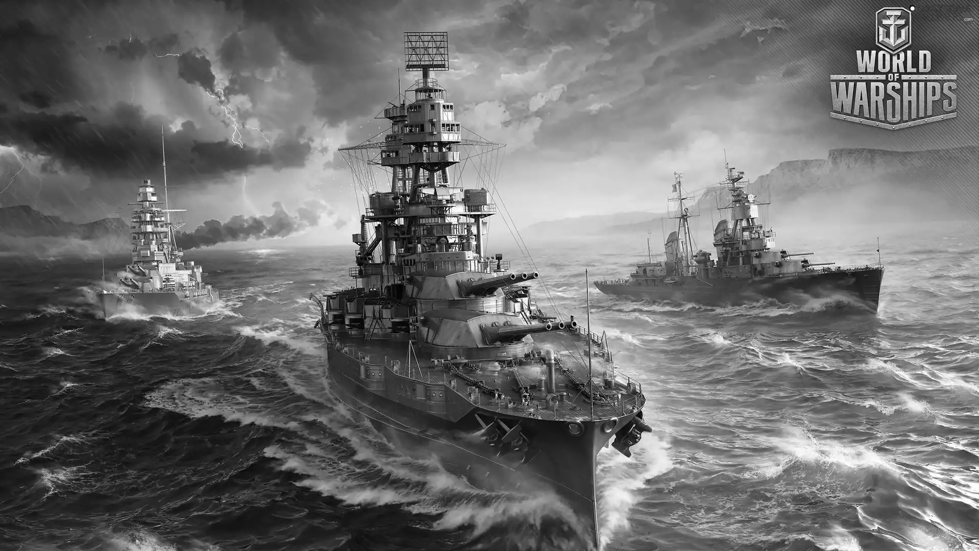 World Of Warships, ships, game, sea