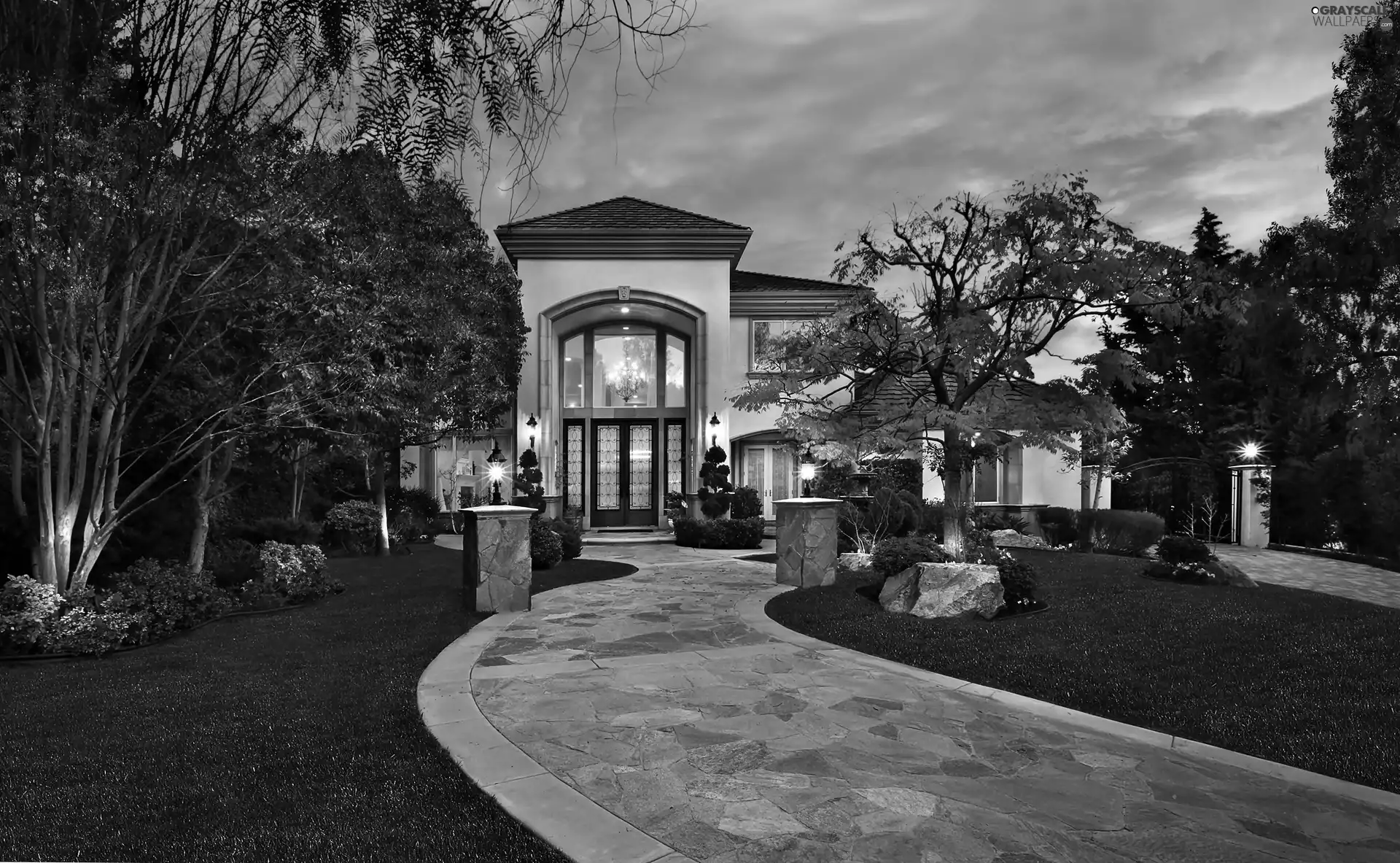 west, villa, In San Juan Capistrano, California, sun, Garden