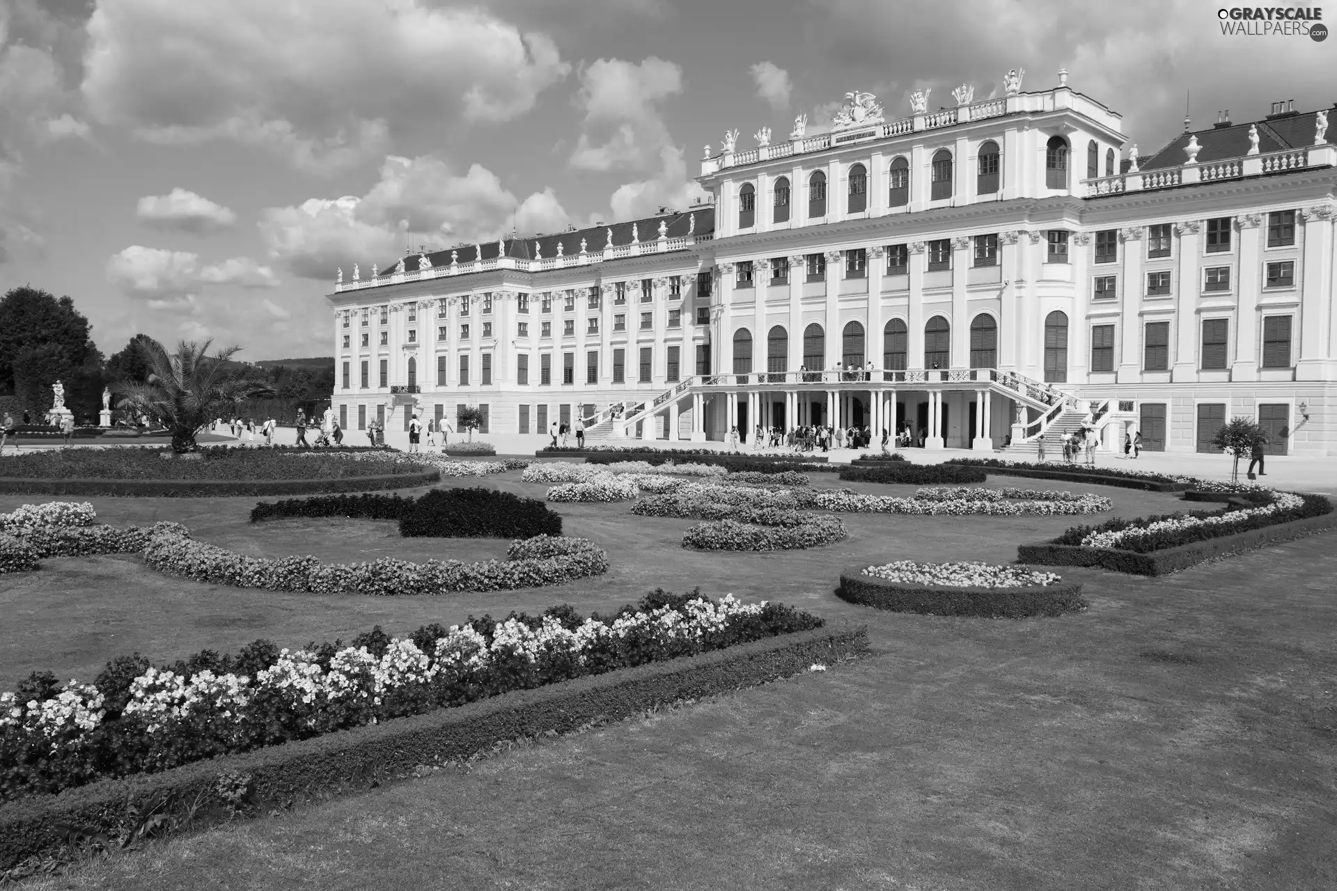 Gardens, palace, Schonbrunn