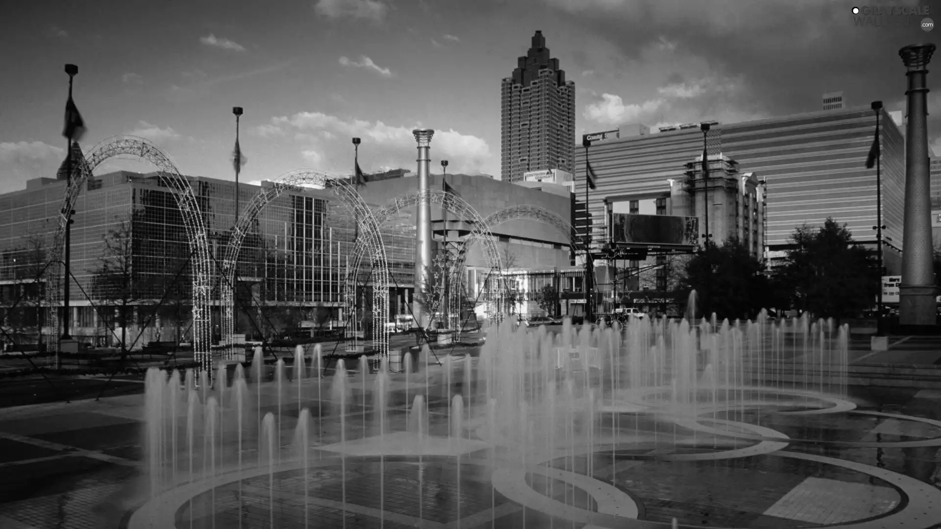 fountain, Atlanta, Georgia, Houses