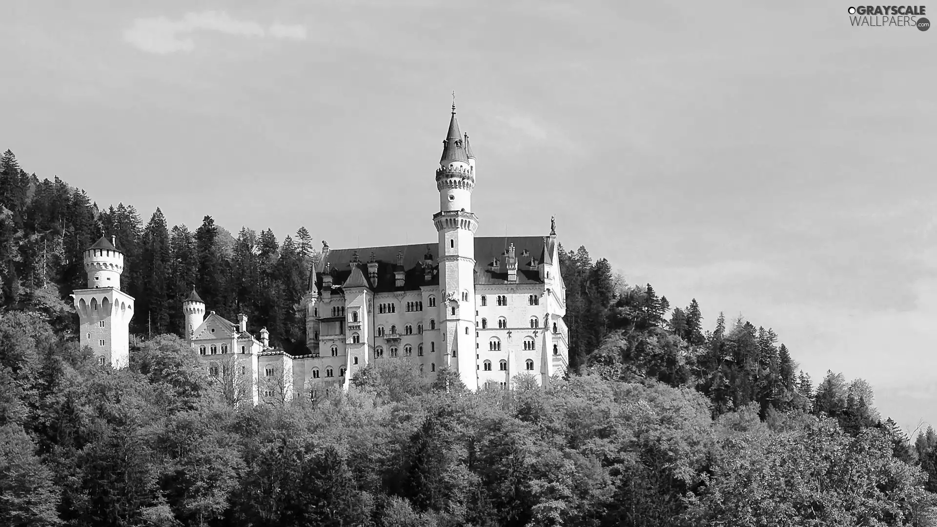 Castle, Bavaria, Germany, Neuschwanstein