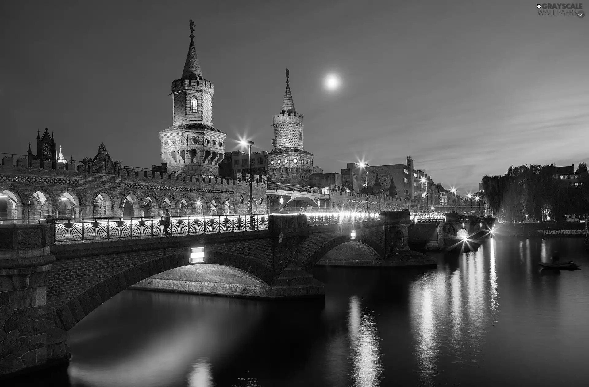 Germany, Berlin, night