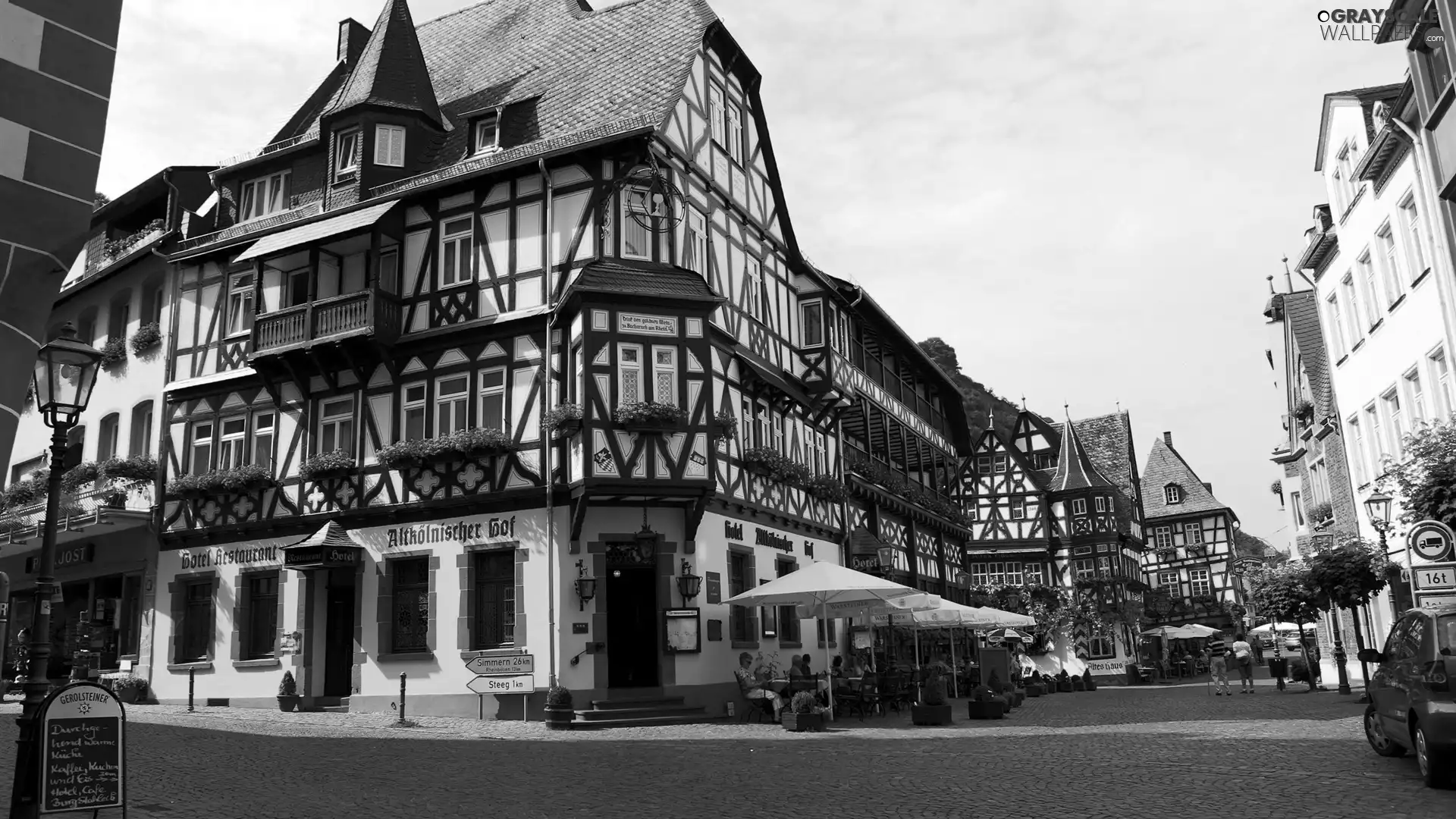 Germany, Houses, Street