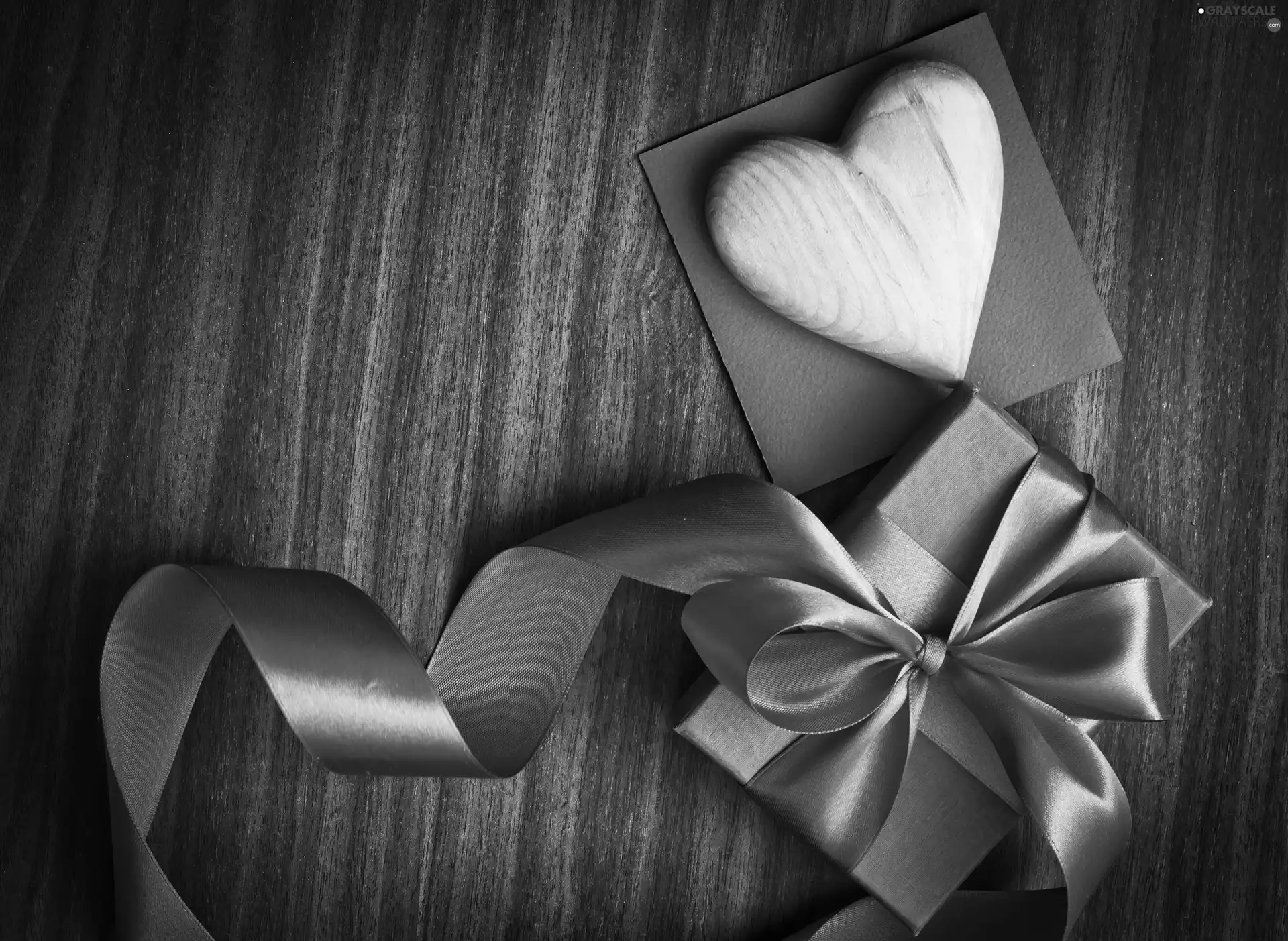 gift, Heart, ribbon