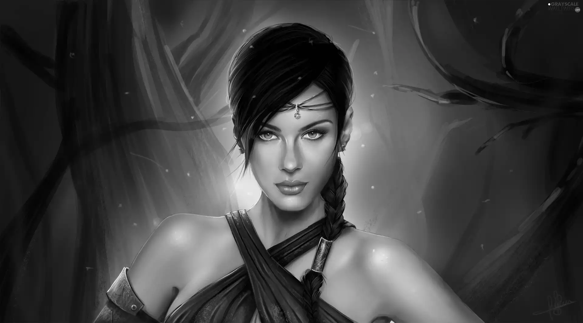 graphics, portrait, girl, fantasy