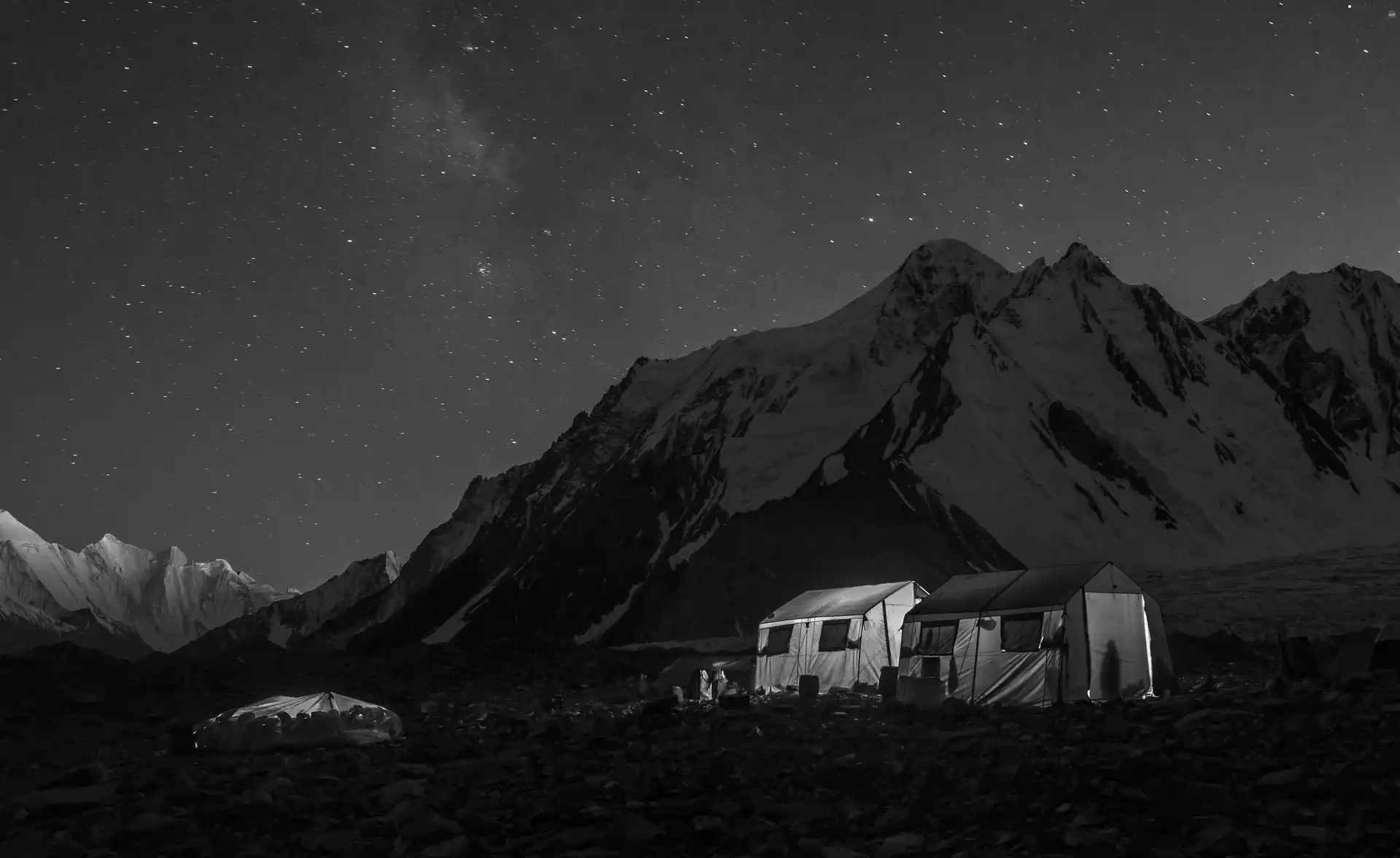 Mountains, Tents