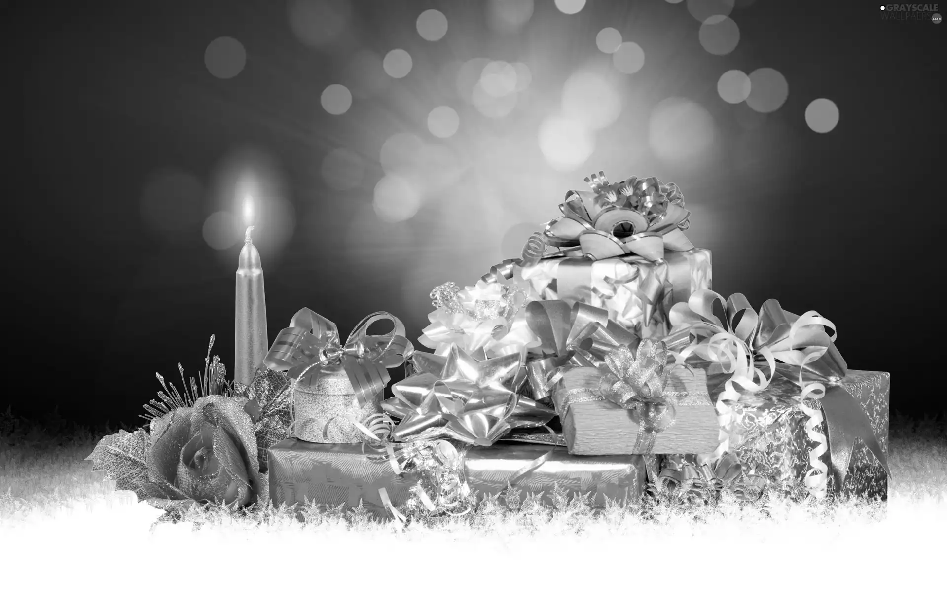 Candle, glamour, composition, gifts