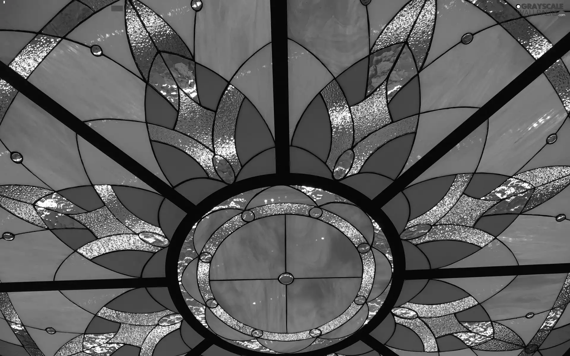 Colourfull Flowers, decoration, glass, Violet, stained glass