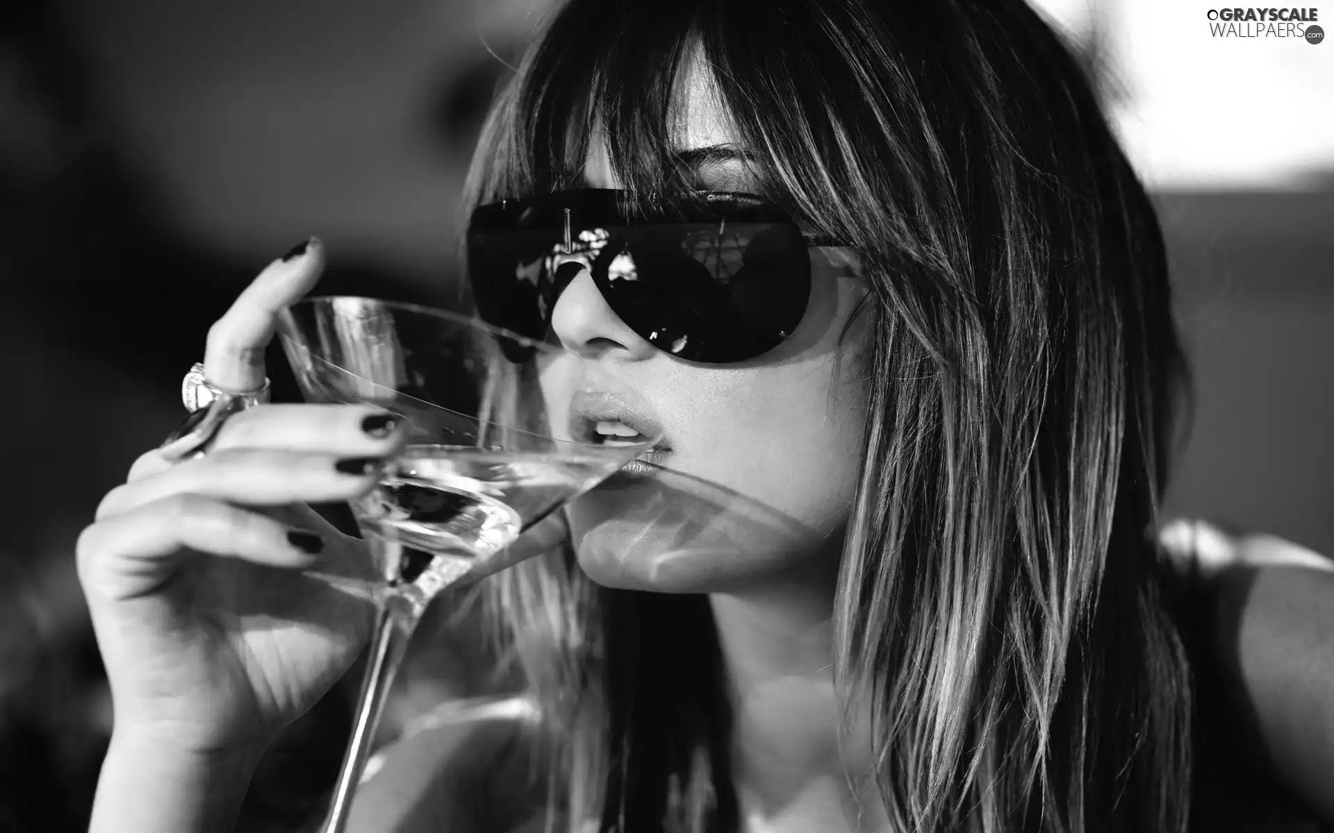 Glasses, Women, Champagne