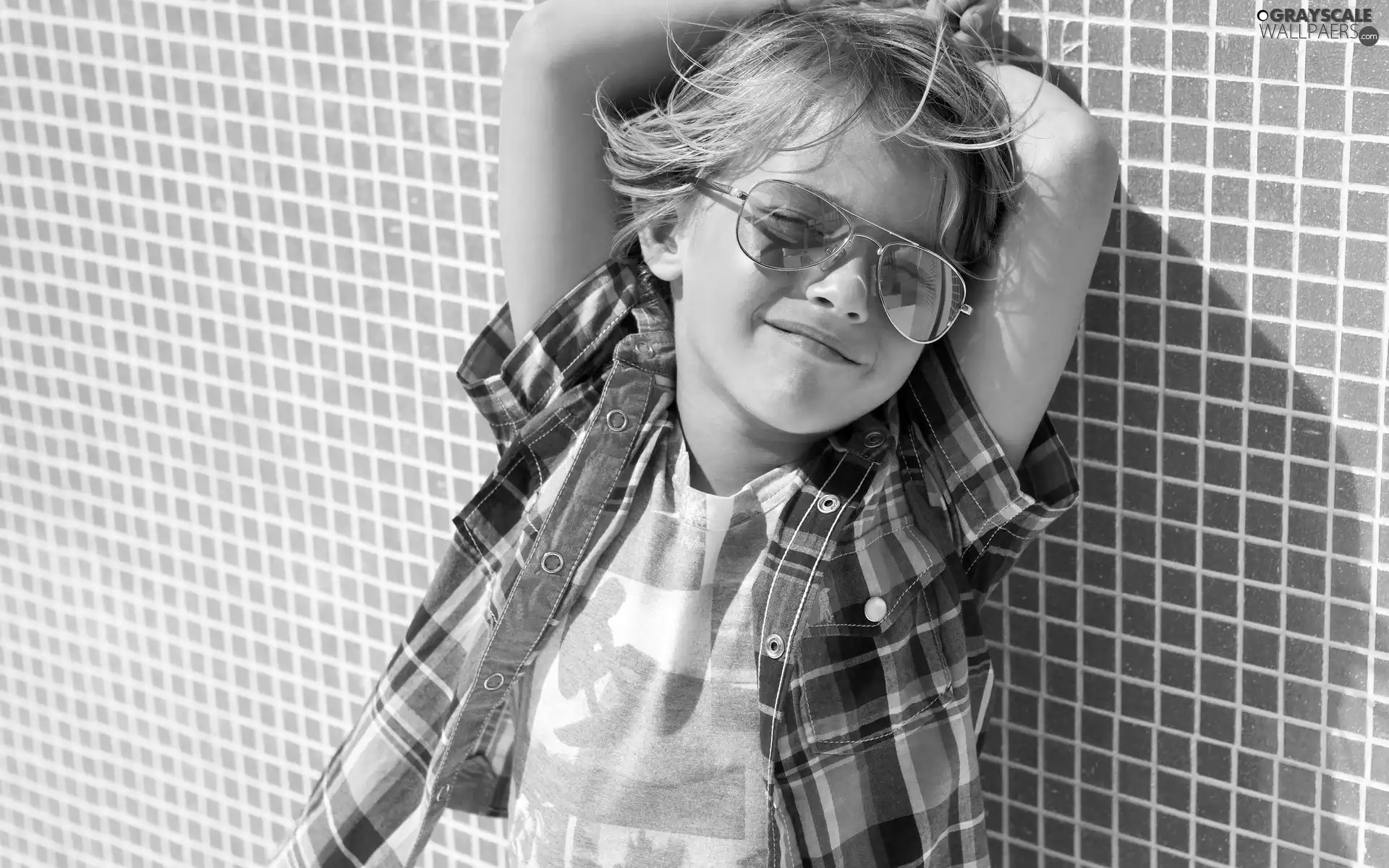 Glasses, boy, shirt