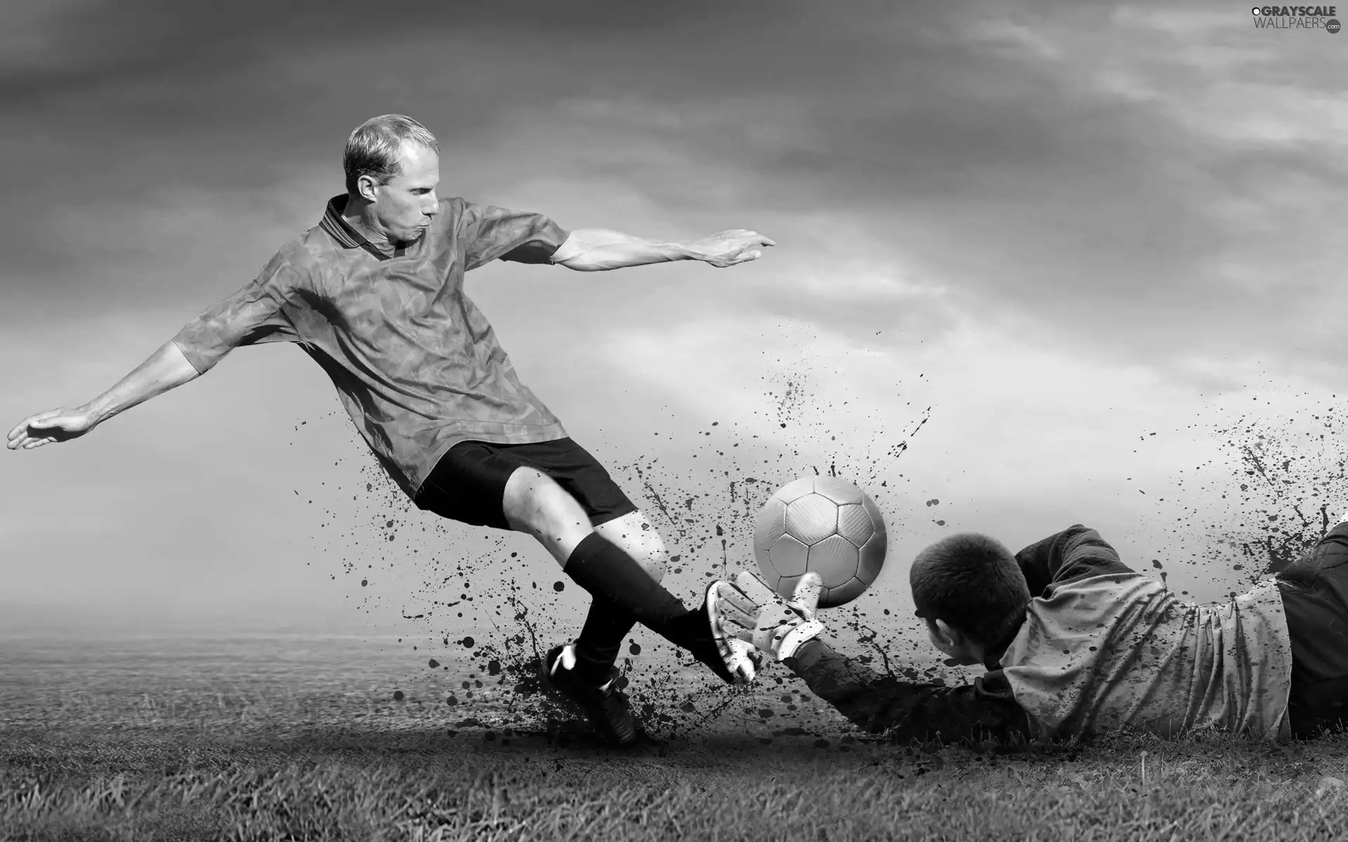 Golden automobile, attacker, goalkeeper, Ball